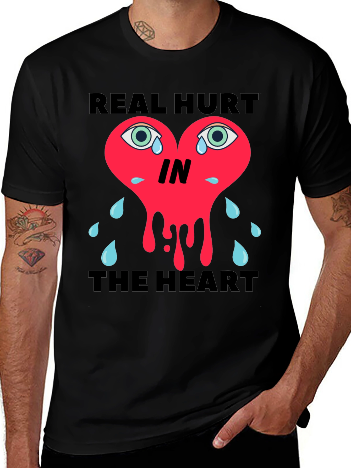 Real Hurt in the Heart Graphic Tee