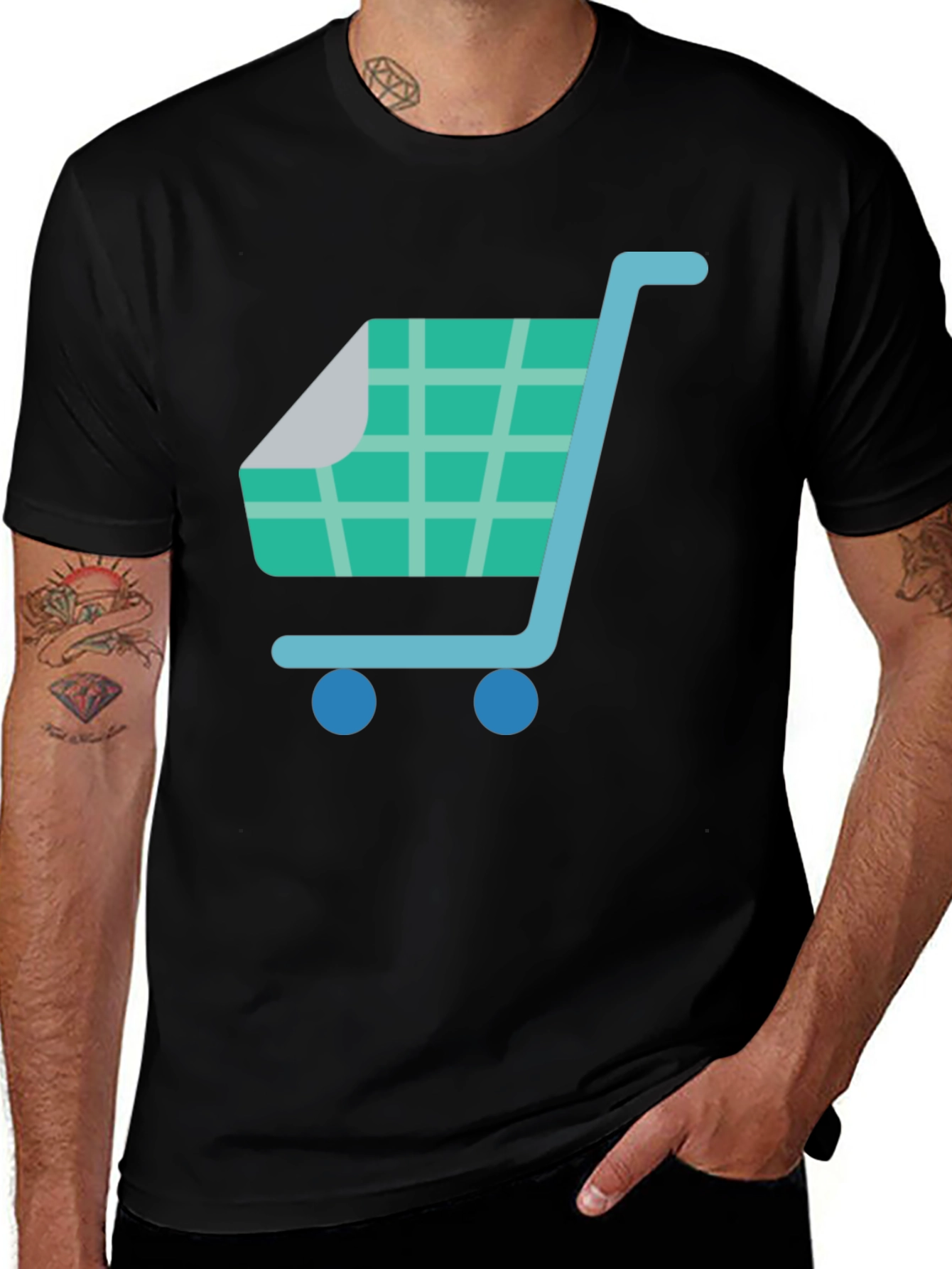 Shopping Cart Graphic Tee