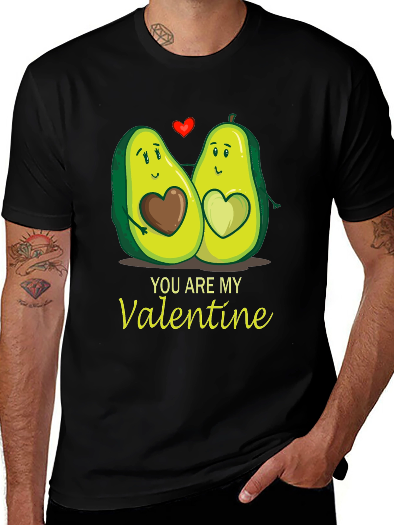 Avocado Valentine's Day T-Shirt - You Are My Valentine