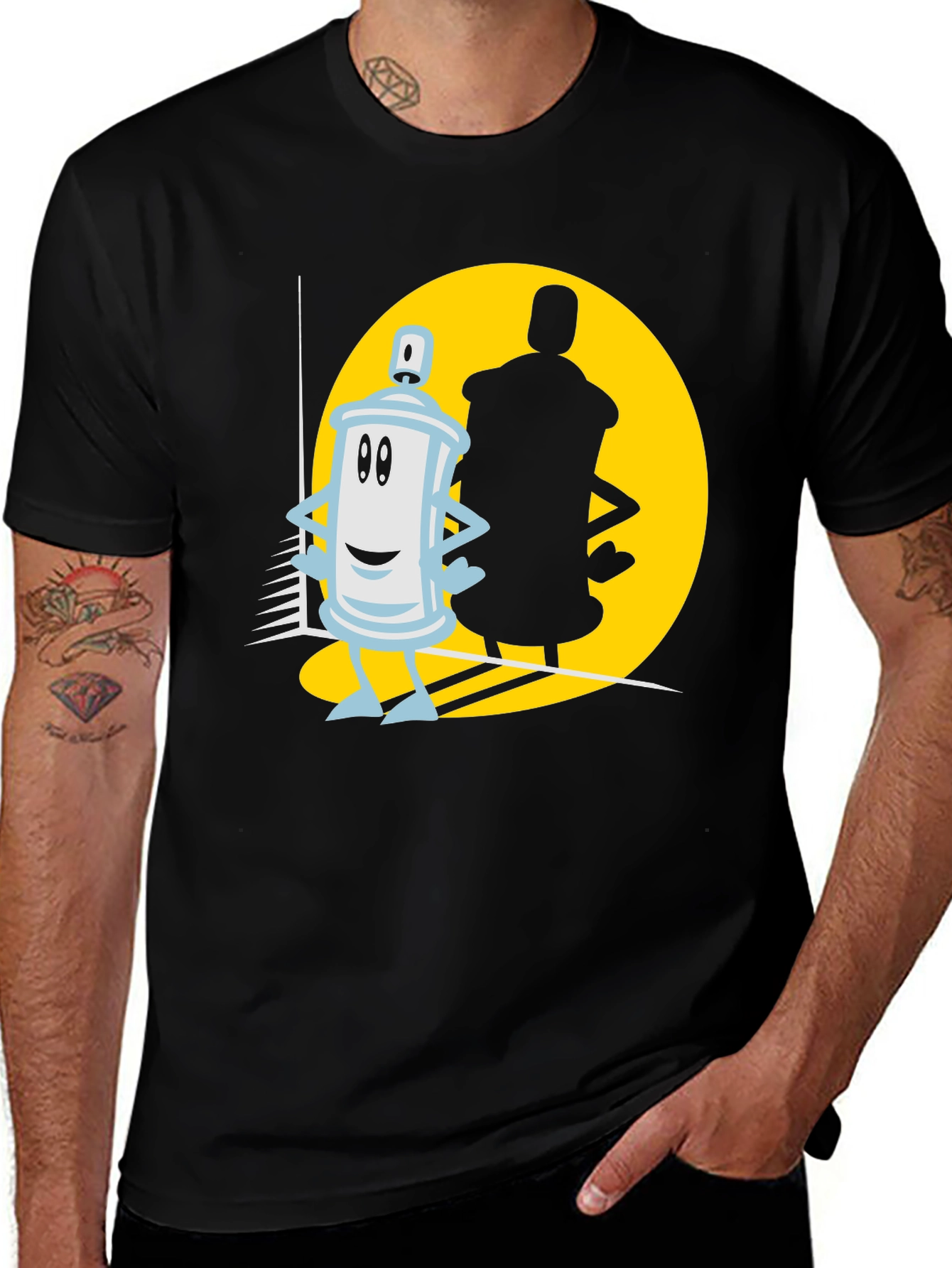 Variant 10 of Cartoon Spray Paint Can T-Shirt