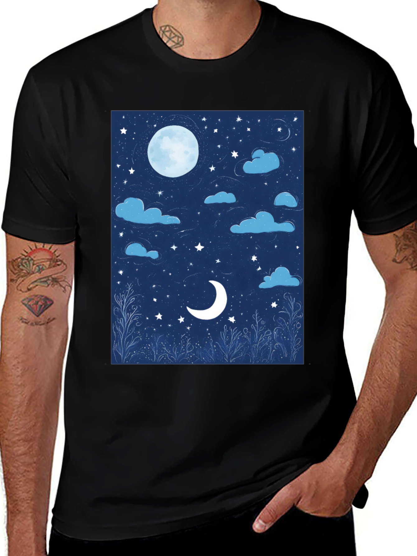 Variant 2 of Night Sky Graphic Tee