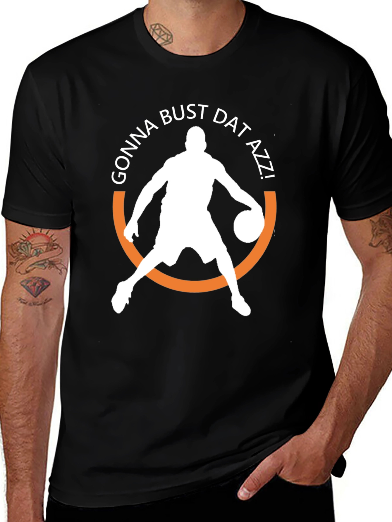 Variant 21 of Gonna Bust Dat Azz Basketball Graphic Tee