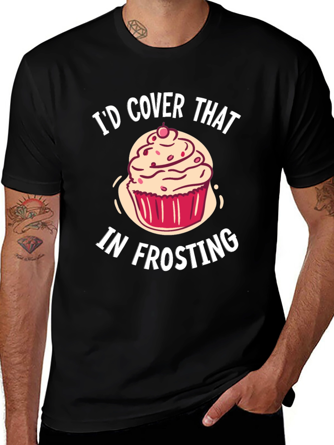Variant 14 of I'd Cover That in Frosting T-Shirt