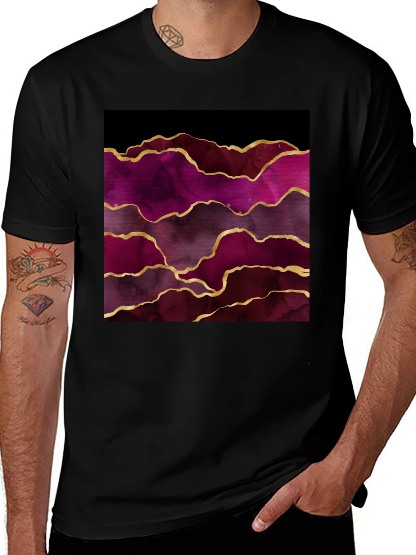 Variant 15 of Abstract Art T-Shirt: Stylish Graphic Tee