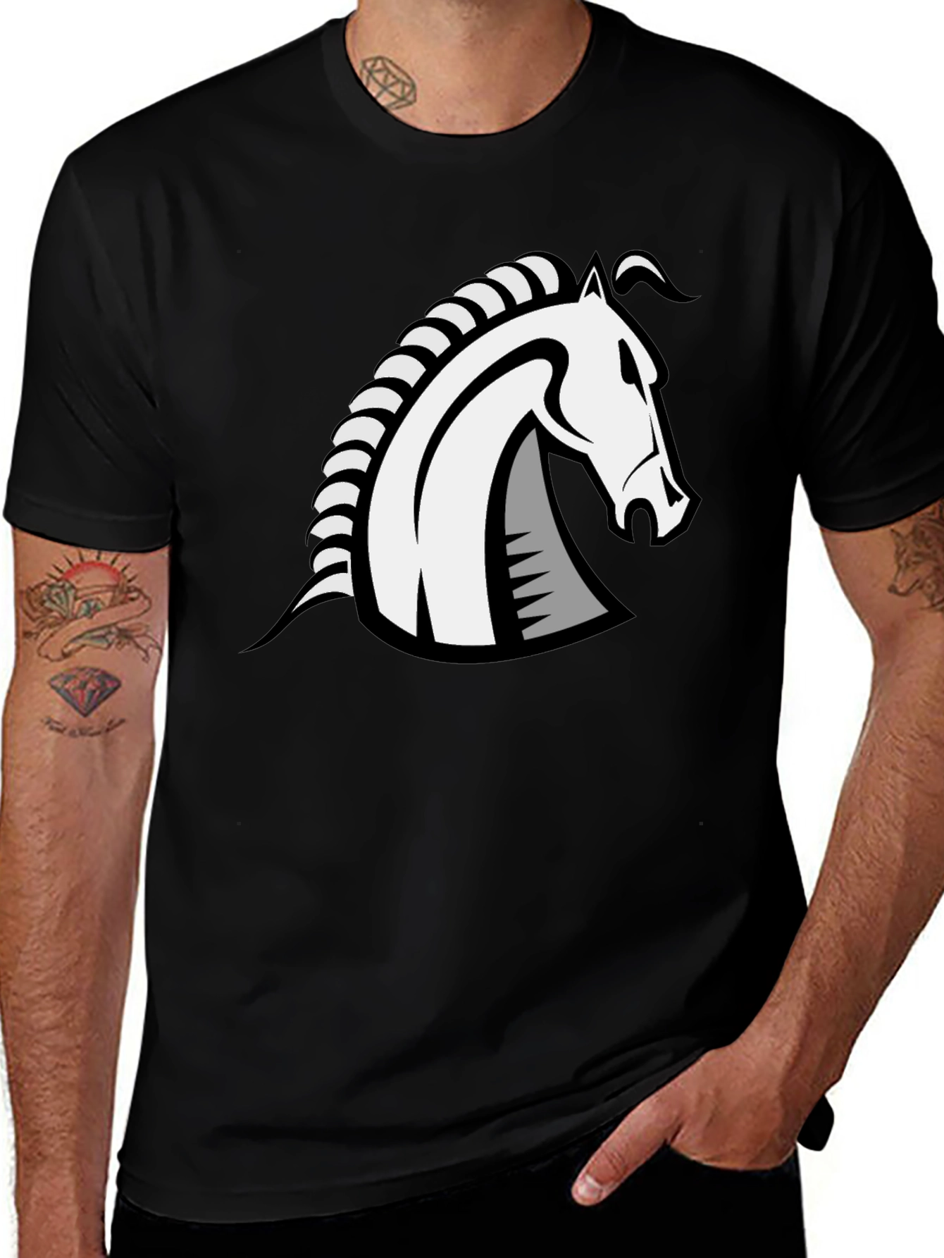 Variant 16 of Chess Knight Graphic T-Shirt - Stylish & Unique Design