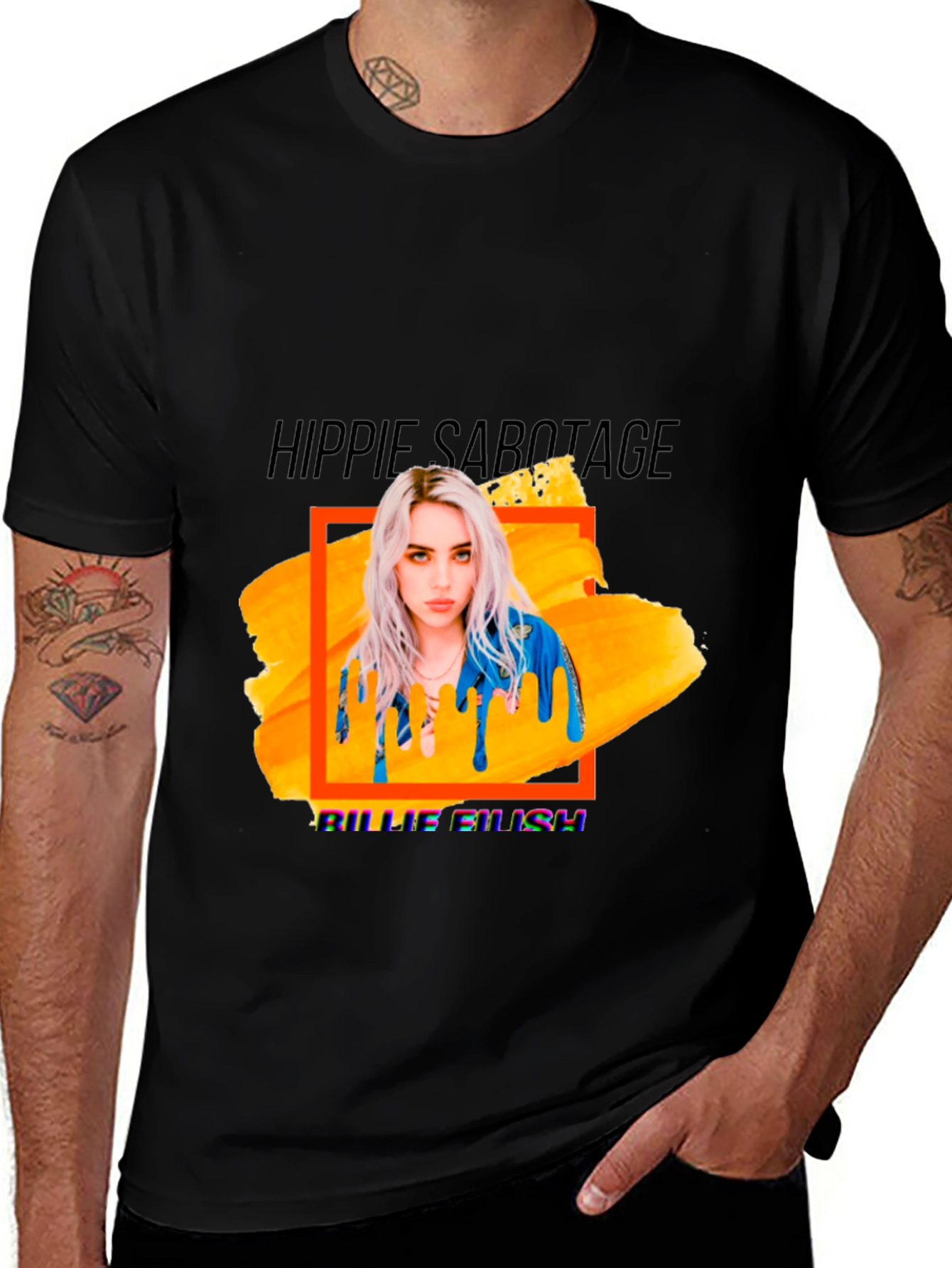 Billie Eilish Hippie Sabotage Graphic Tee