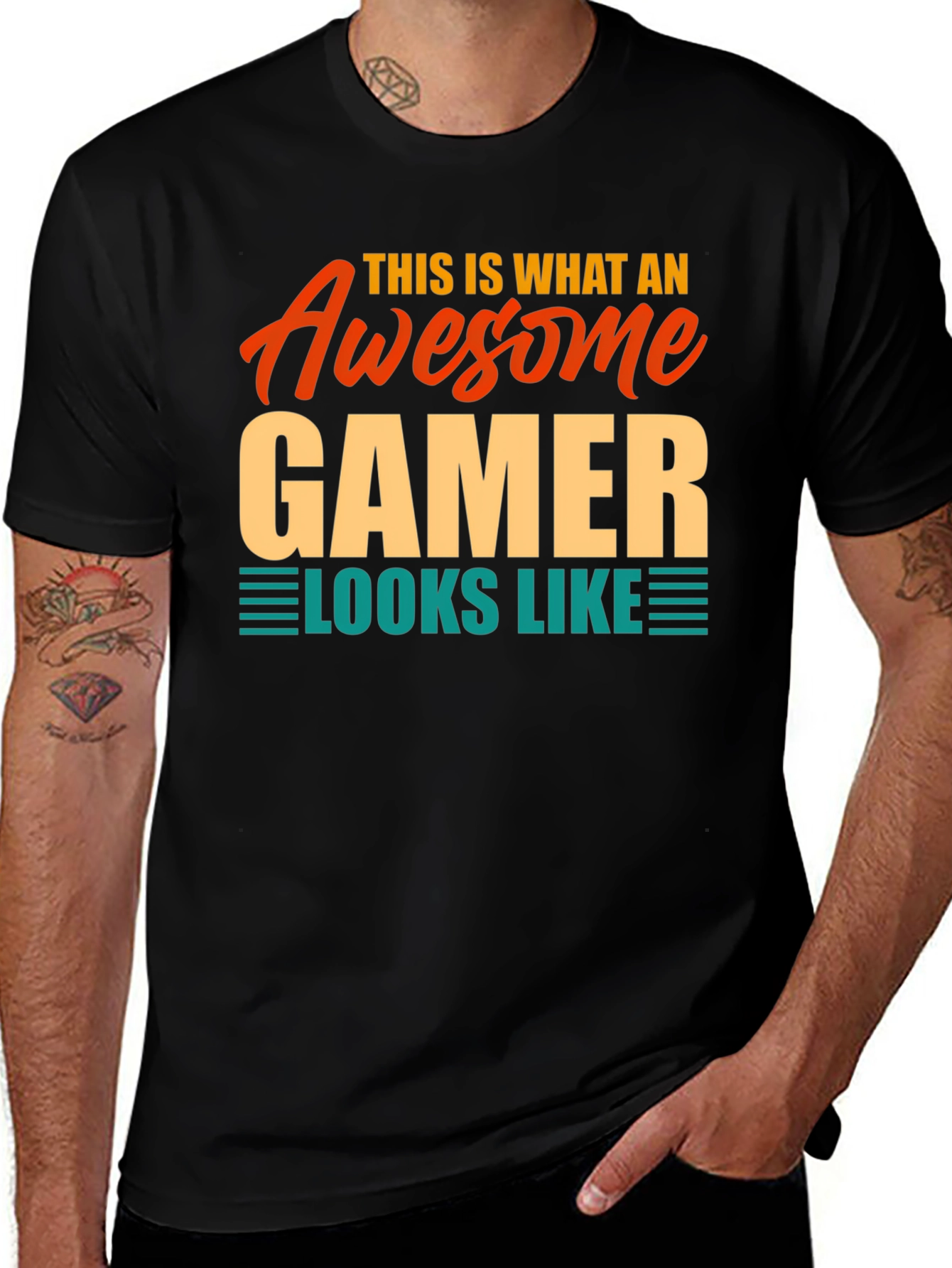 Variant 25 of Awesome Gamer T-Shirt