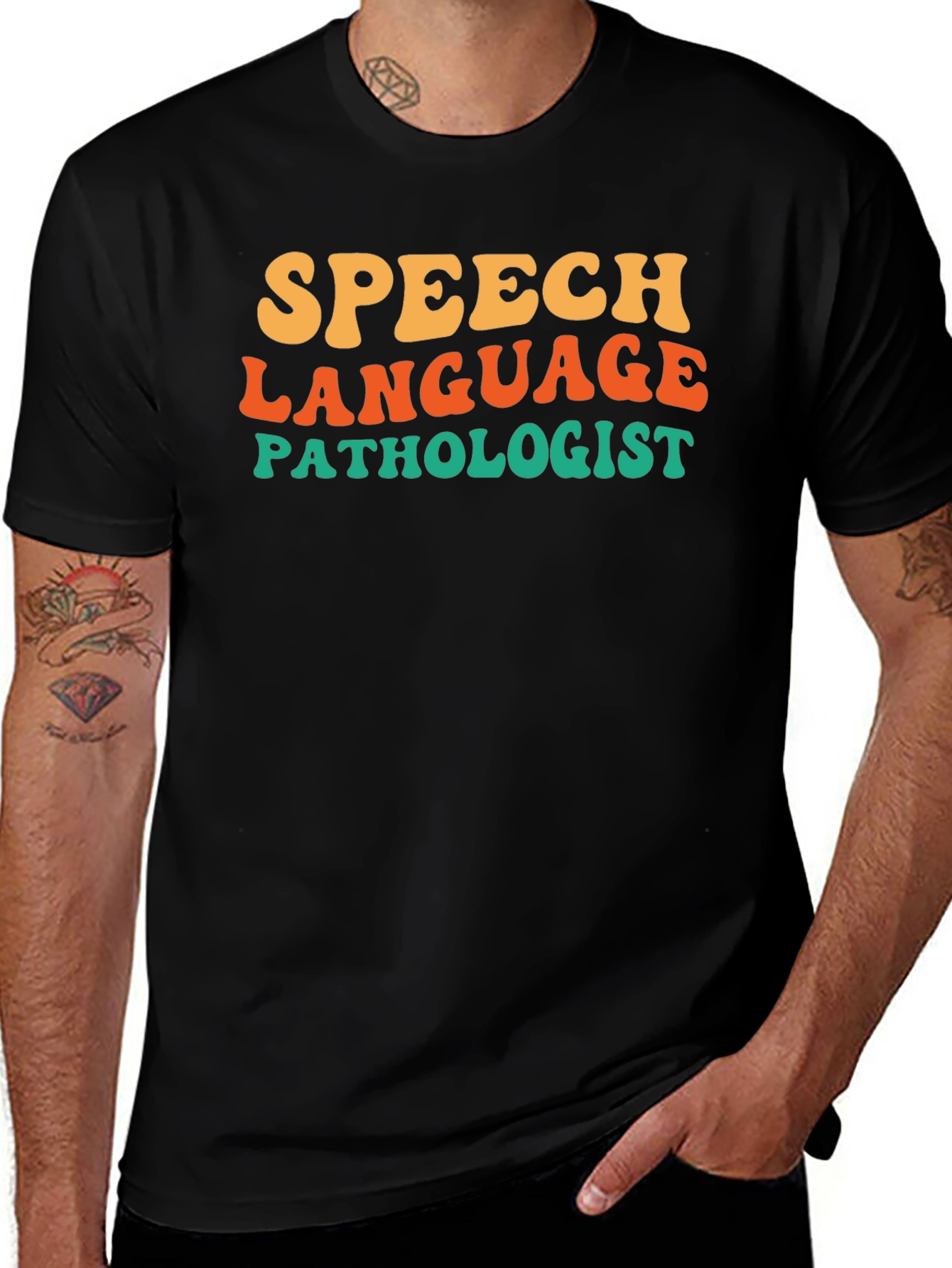 Retro Speech Language Pathologist Graphic Tee