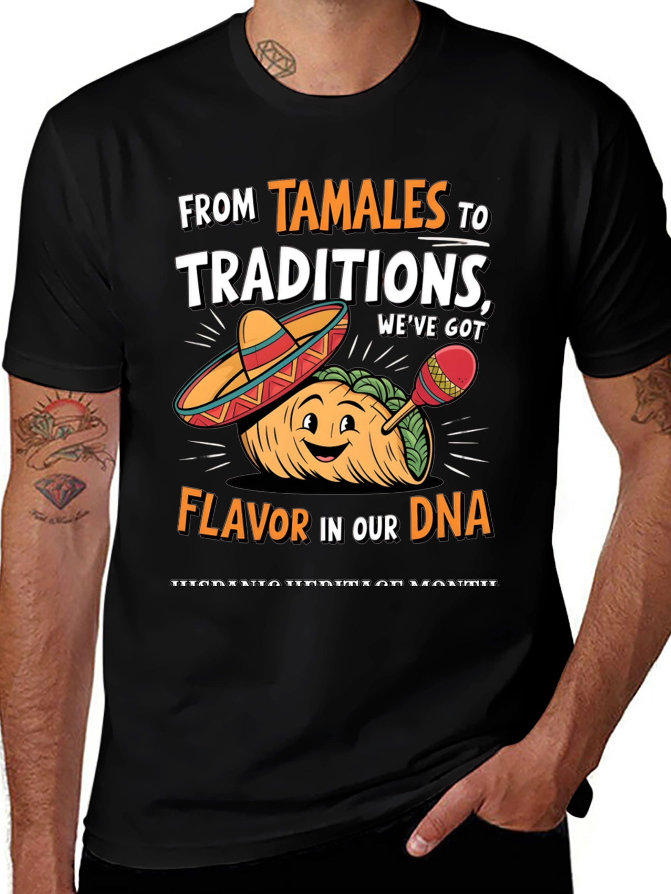 Hispanic Heritage Month Tamales Traditions T-Shirt