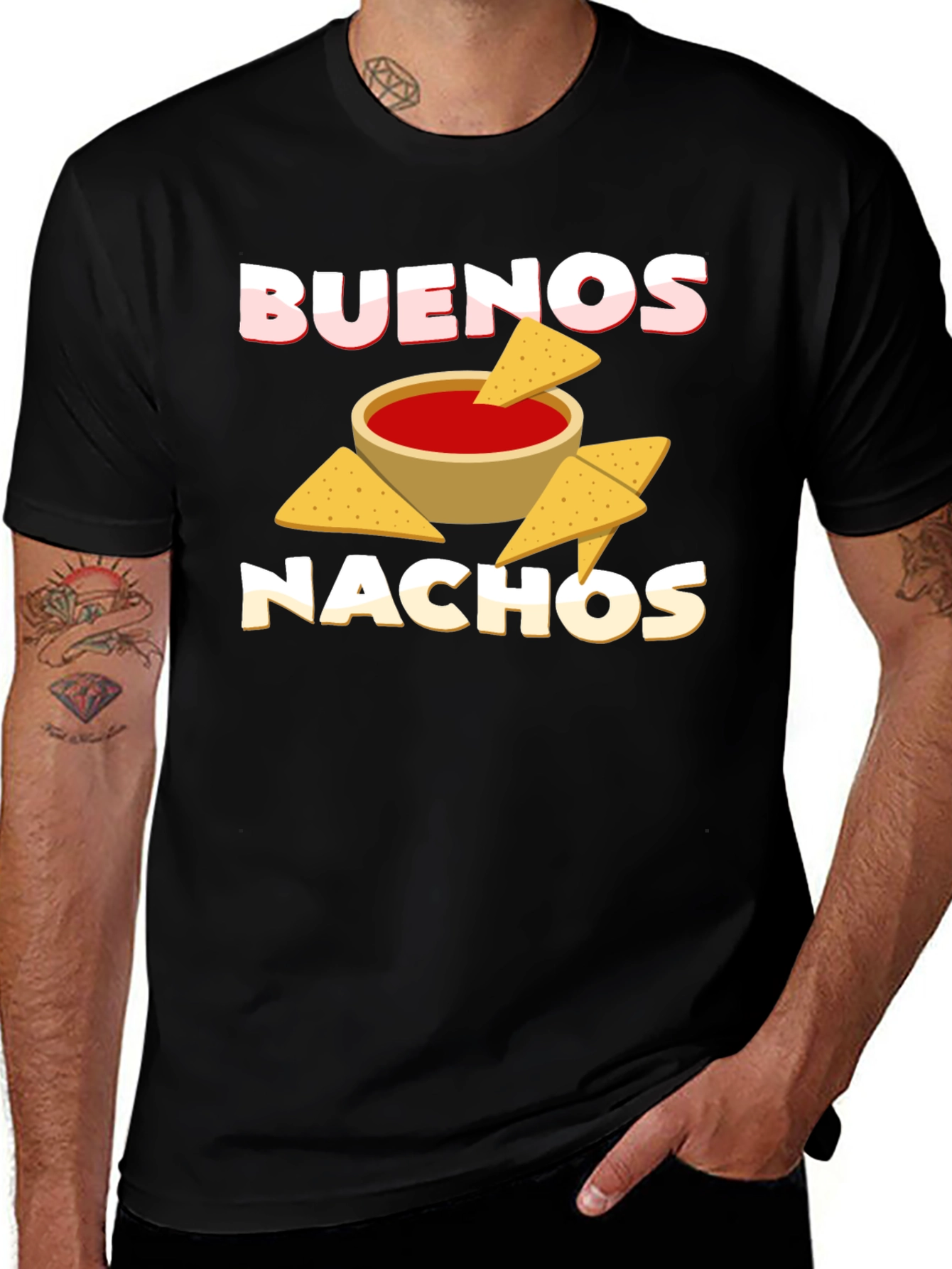 Variant 17 of Buenos Nachos Graphic T-Shirt - Unisex Casual Tee