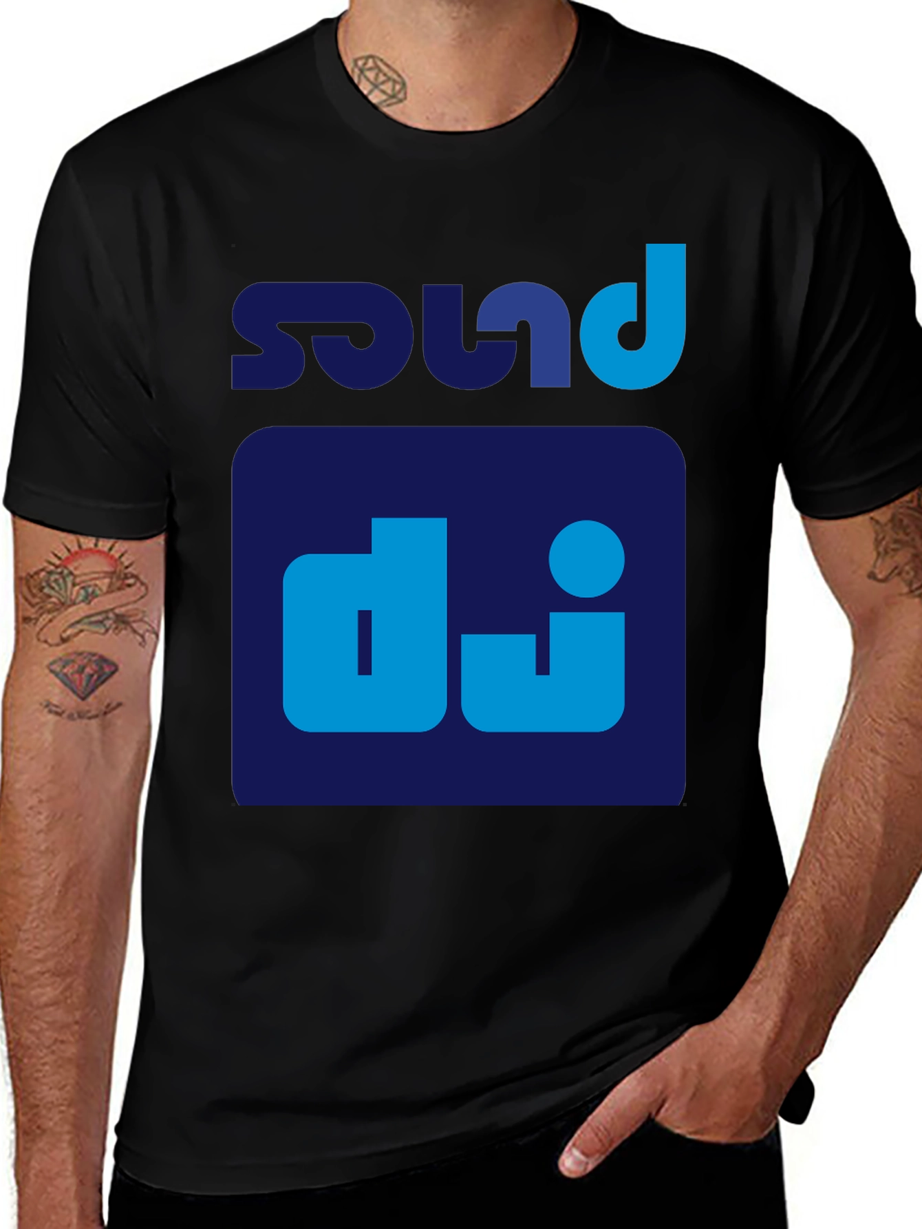 Variant 2 of Sound DJ Graphic T-Shirt - Black