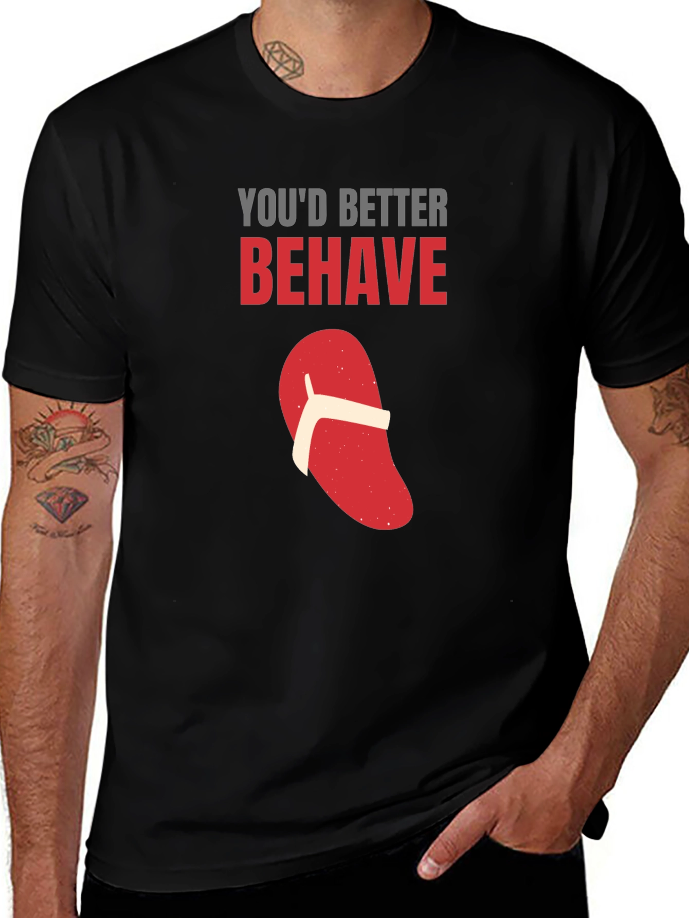 Variant 17 of You'd Better Behave T-Shirt