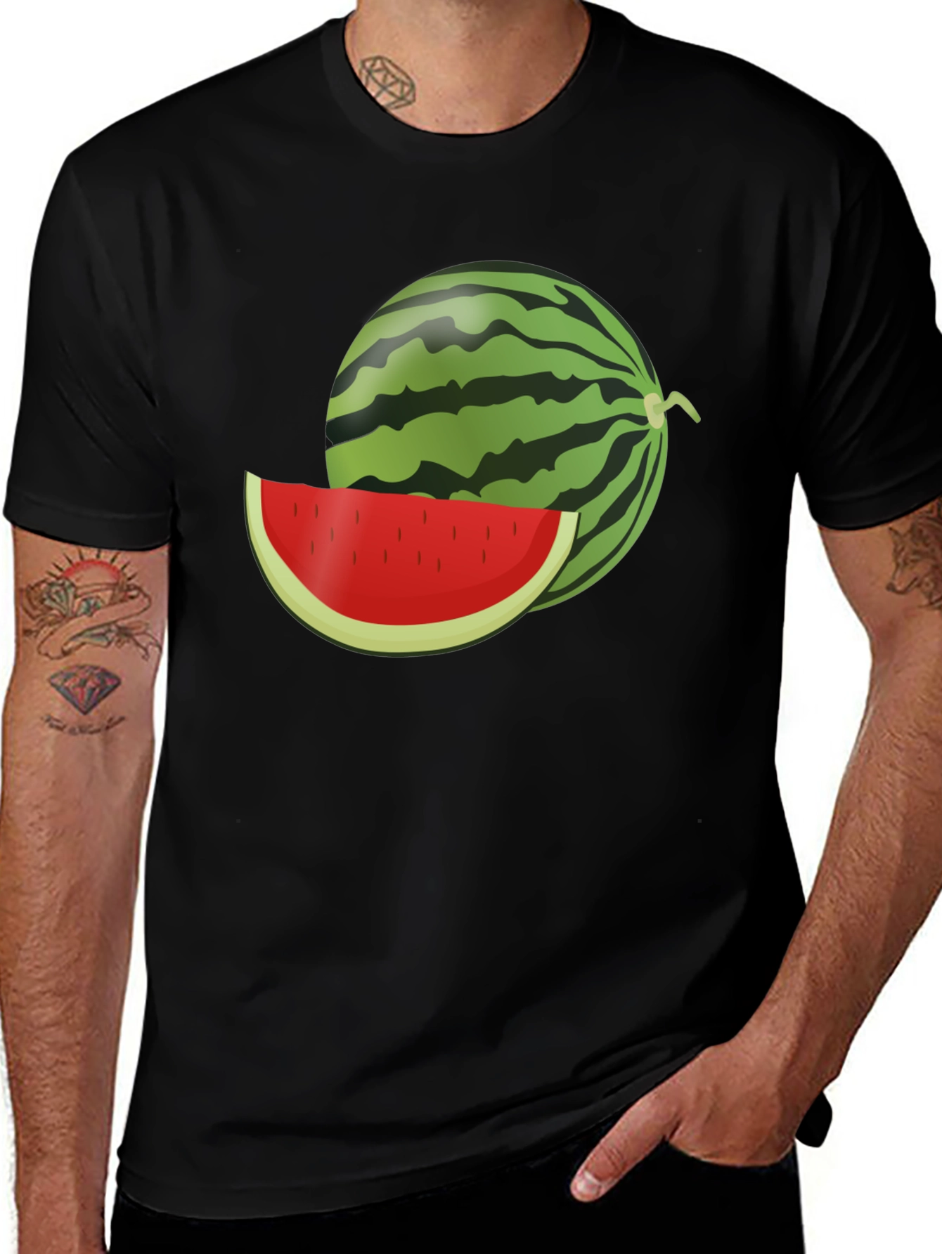 Variant 26 of Watermelon Graphic Tee - Summer Style