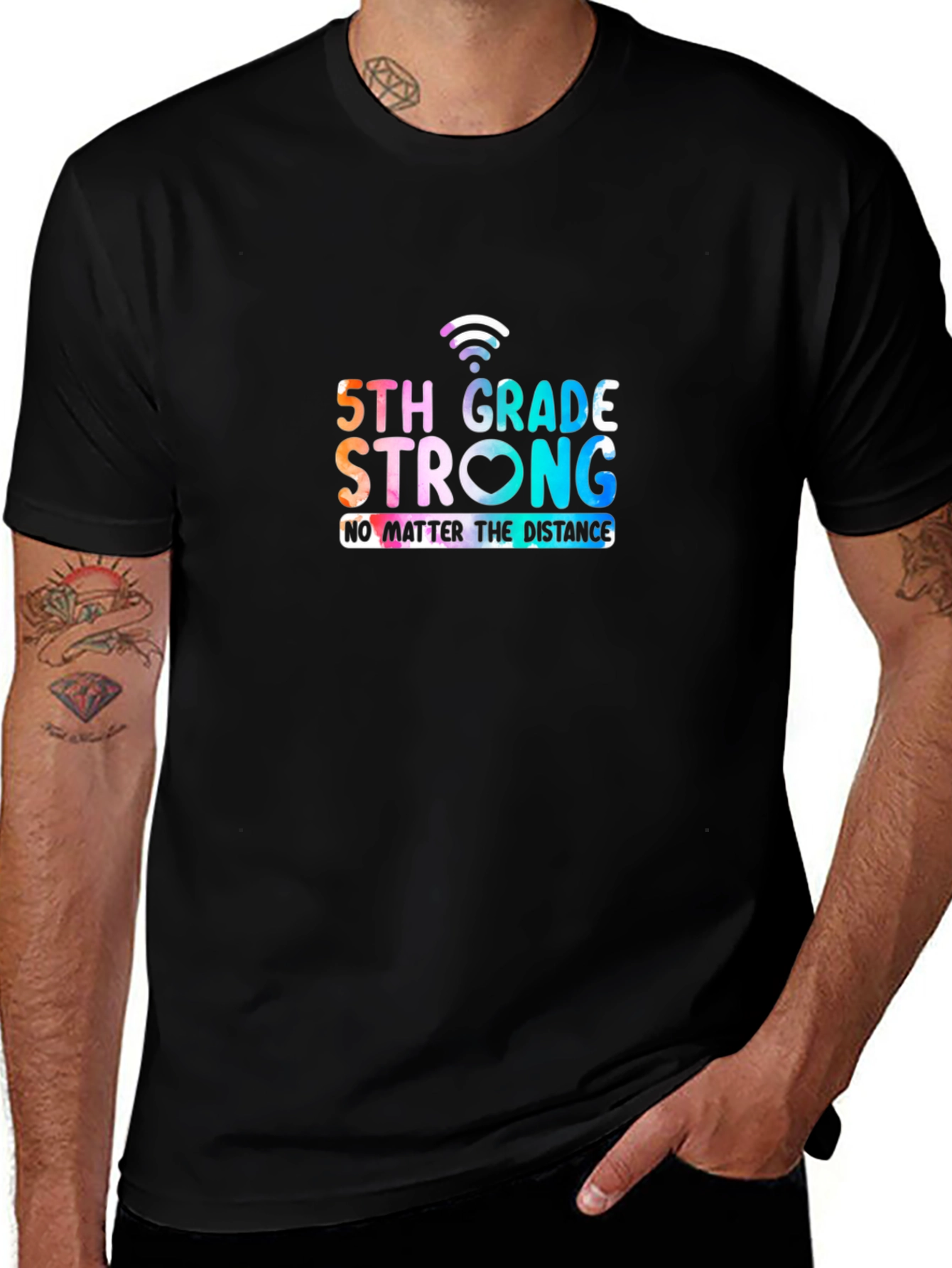 5th Grade Strong T-Shirt - Distance Learning