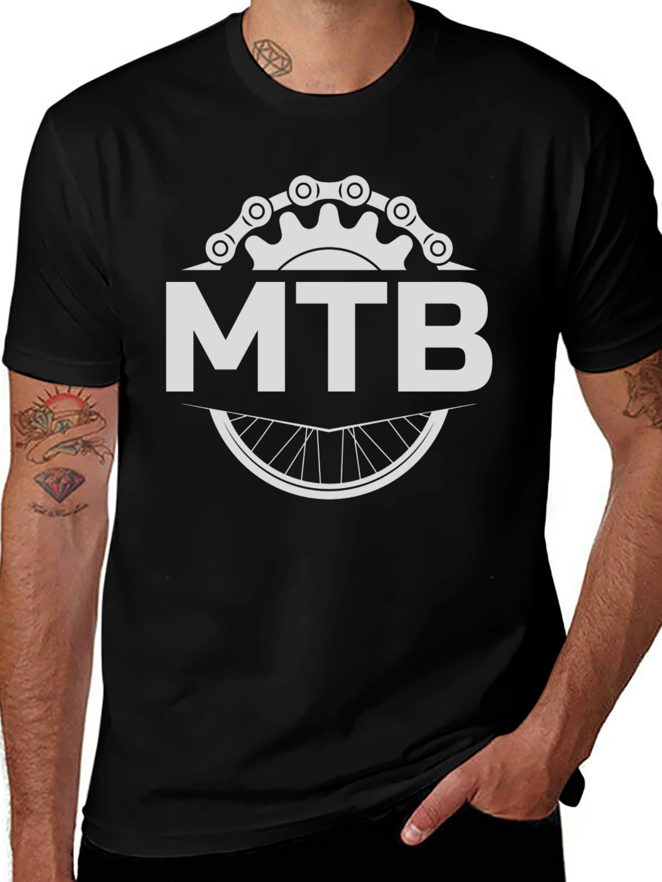 MTB Cycling T-Shirt - Mountain Bike Design