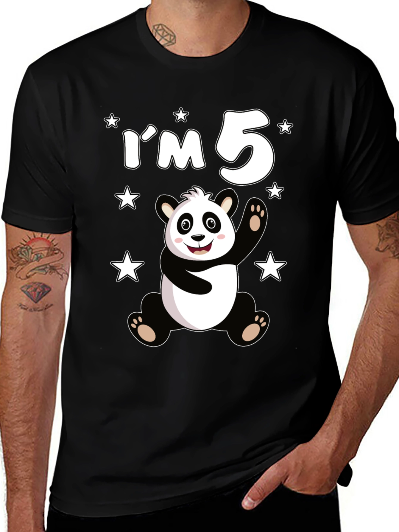 Variant 12 of I'm 5 Panda Birthday T-Shirt