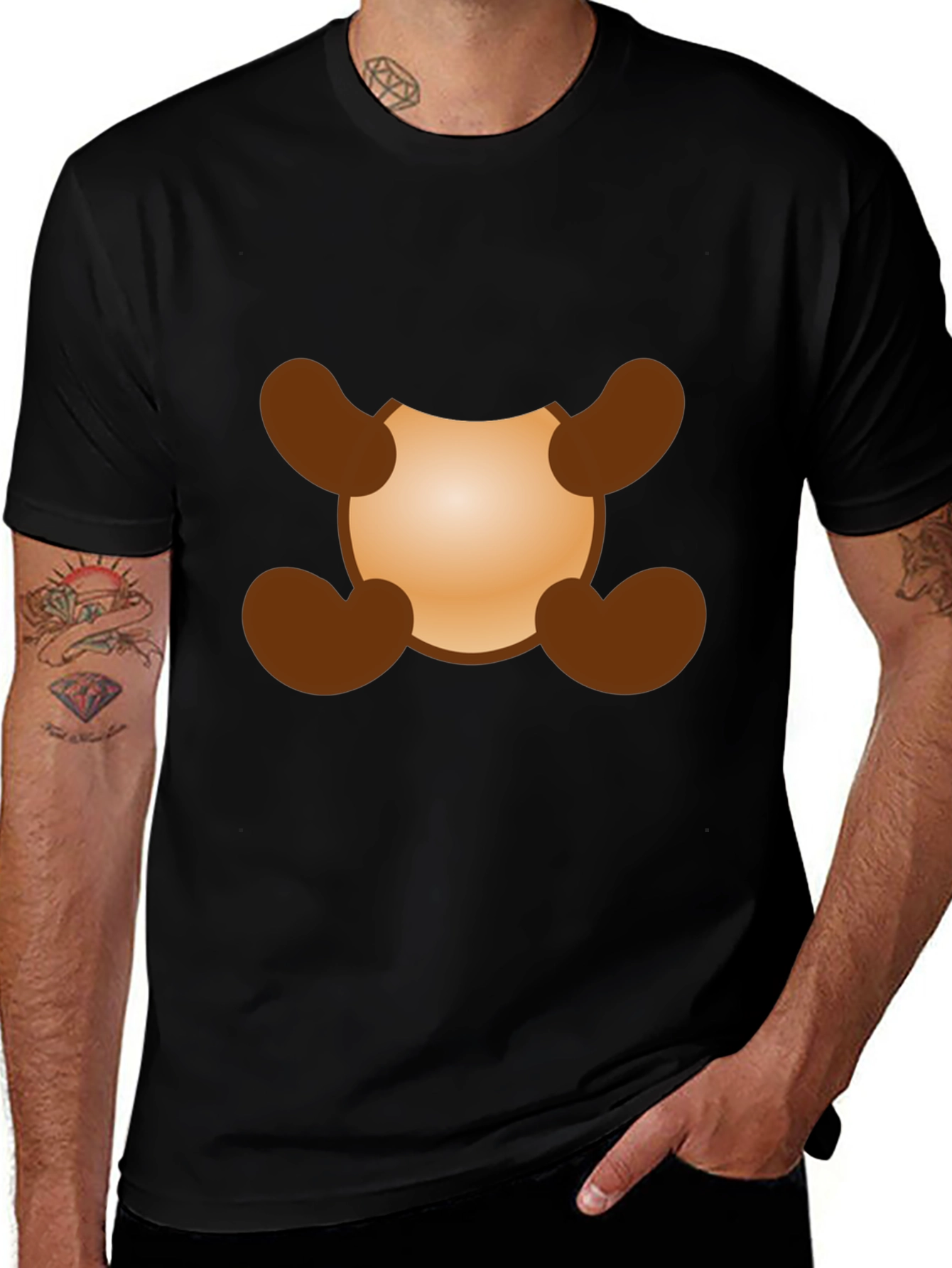 Variant 25 of Funny Cartoon Character T-Shirt