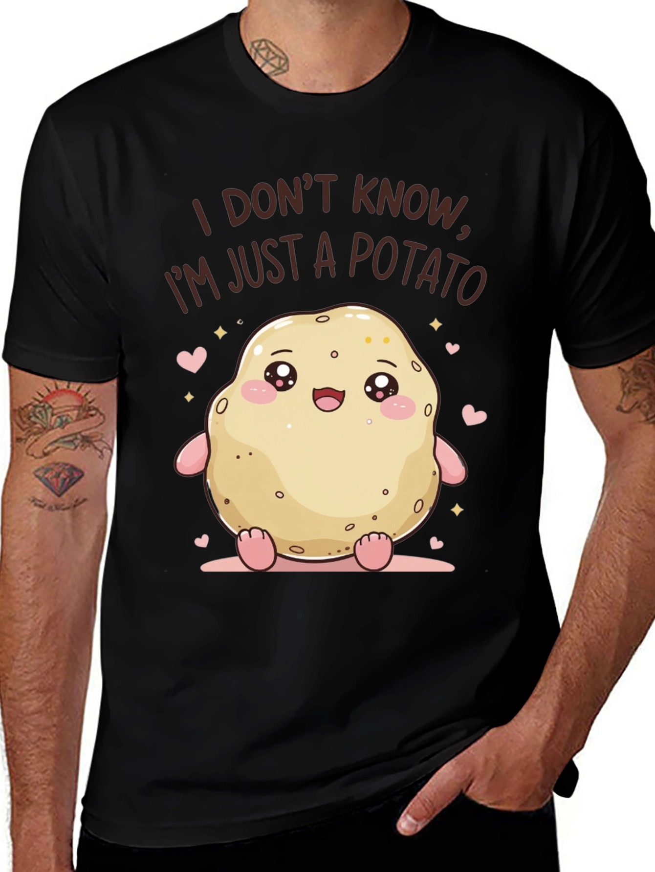 Variant 30 of Cute Potato Graphic Tee - Funny Kawaii T-Shirt