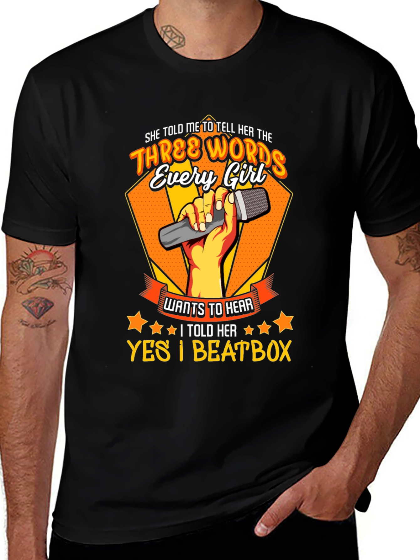 Variant 20 of Yes I Beatbox T-Shirt Funny Musician Tee