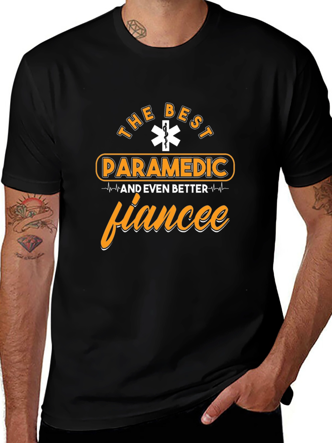 Variant 19 of Paramedic Fiancee Graphic T-Shirt