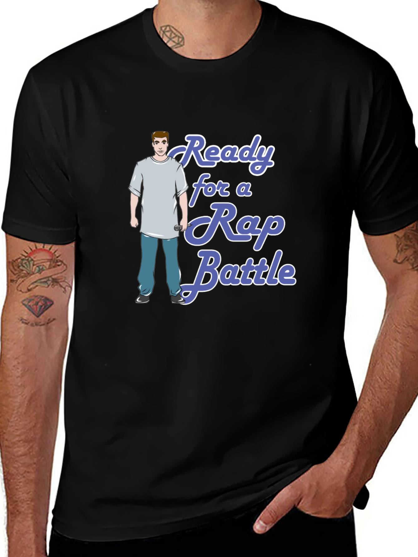 Variant 8 of Ready for a Rap Battle T-Shirt