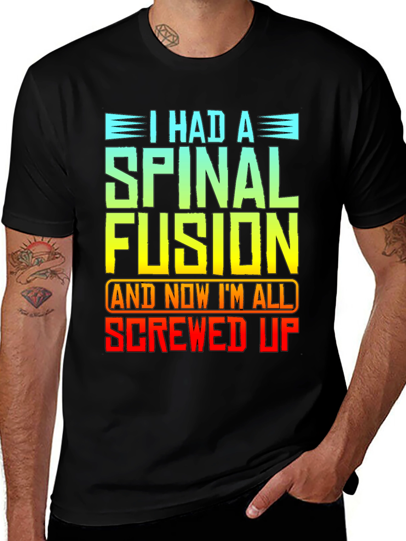 Variant 20 of Spinal Fusion Graphic T-Shirt