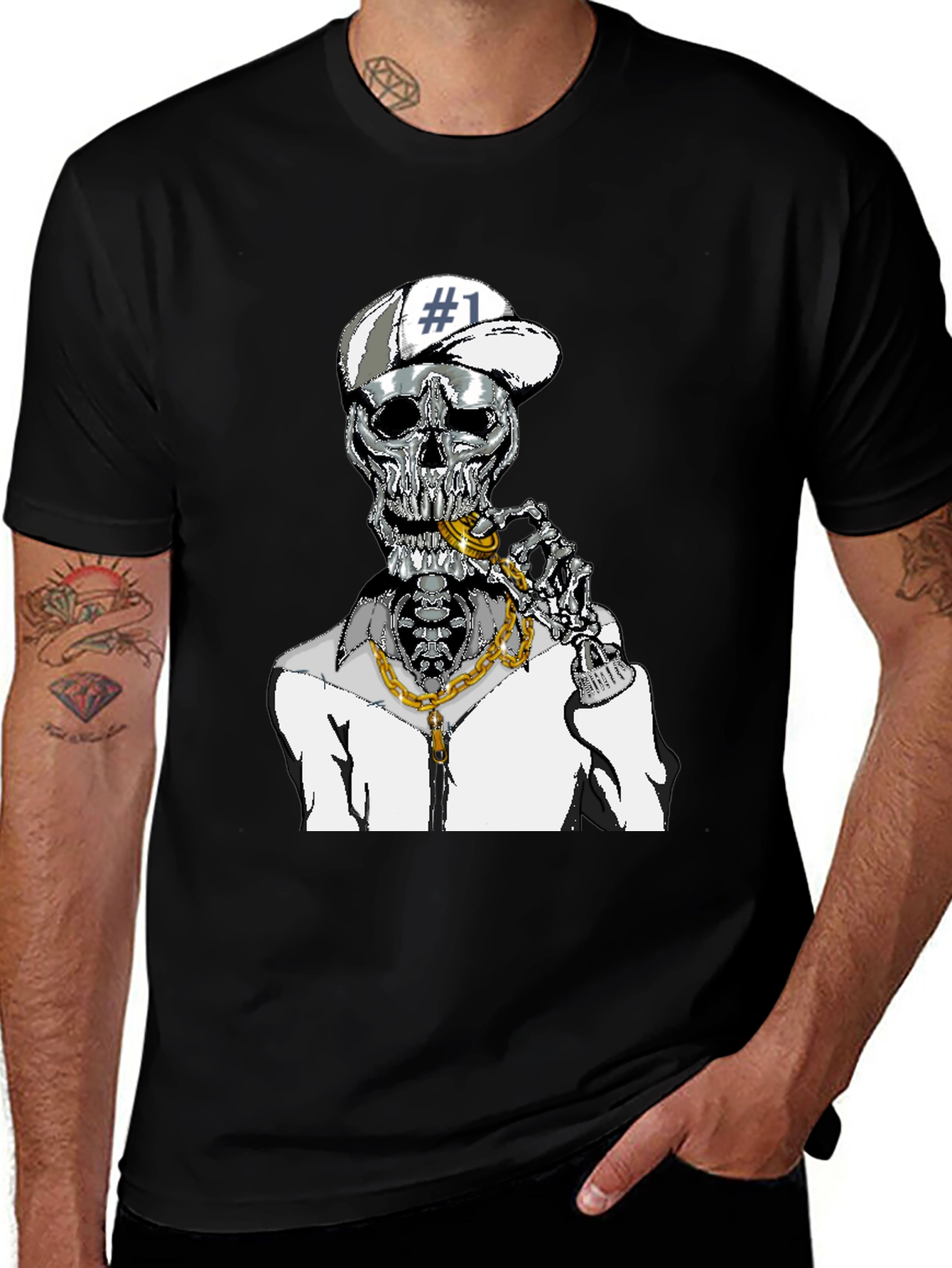 Variant 20 of Skeleton Graphic Tee