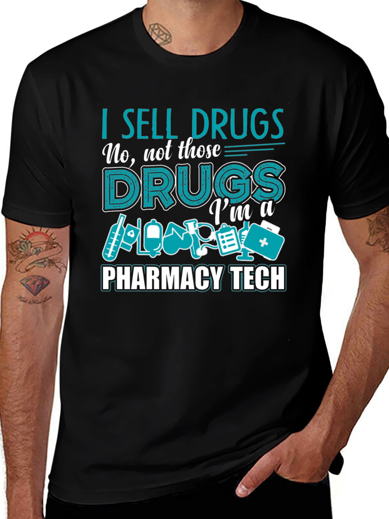 I Sell Drugs Pharmacy Tech T-Shirt