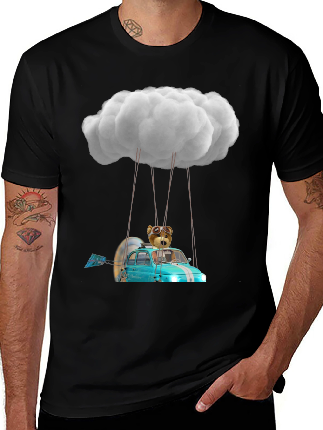 Variant 13 of Cloud Car T-Shirt
