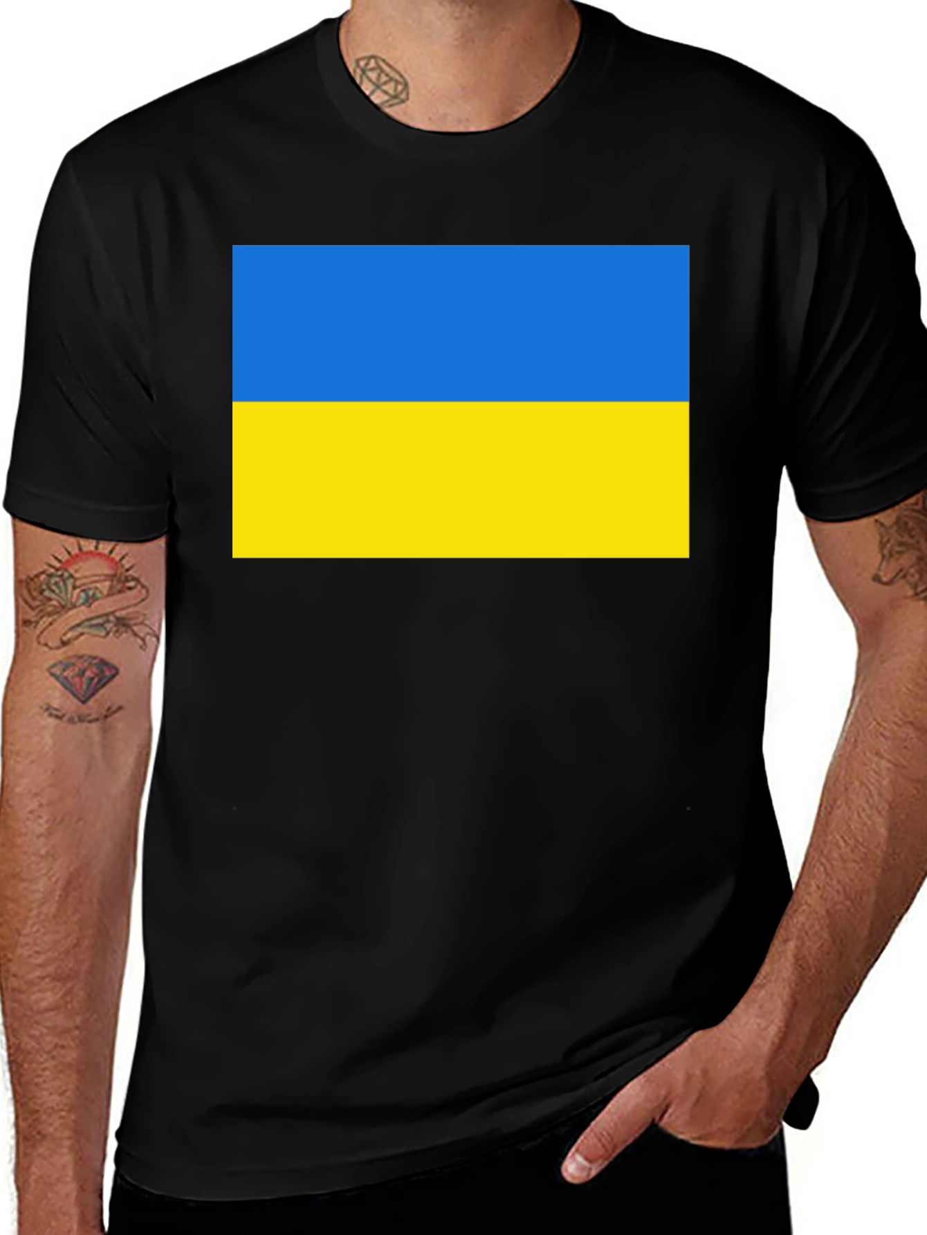 Ukraine Flag Graphic T-Shirt