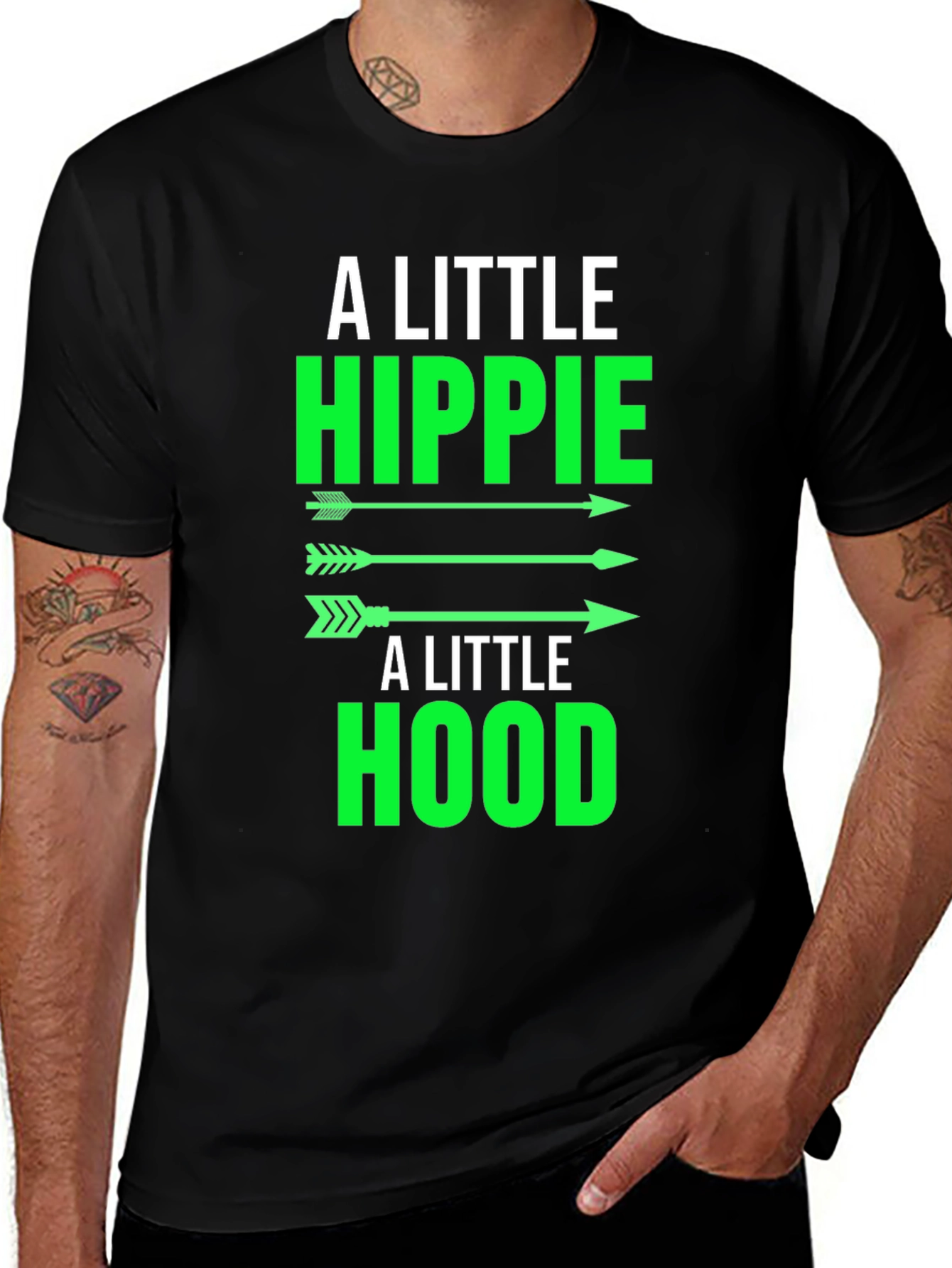 A Little Hippie, A Little Hood T-Shirt