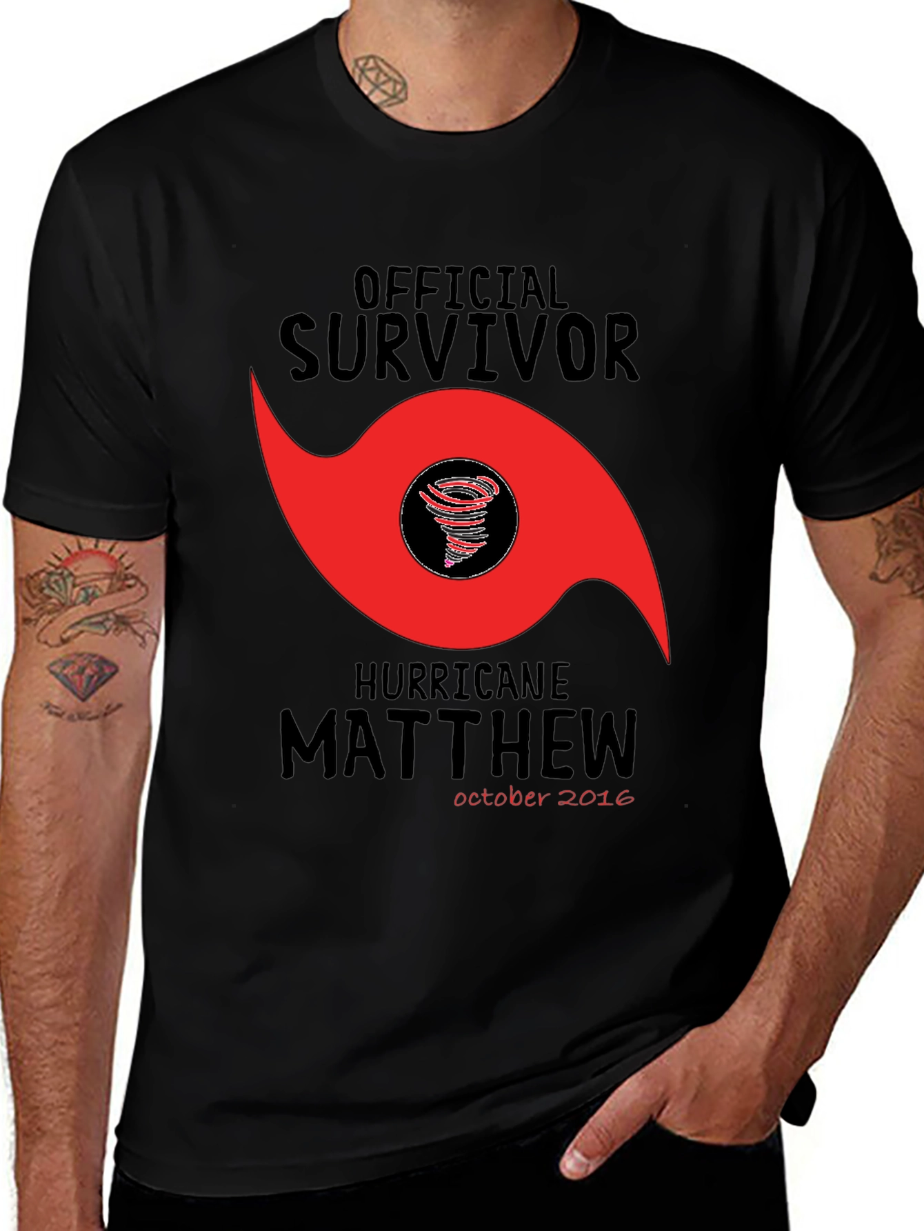 Official Hurricane Matthew Survivor T-Shirt