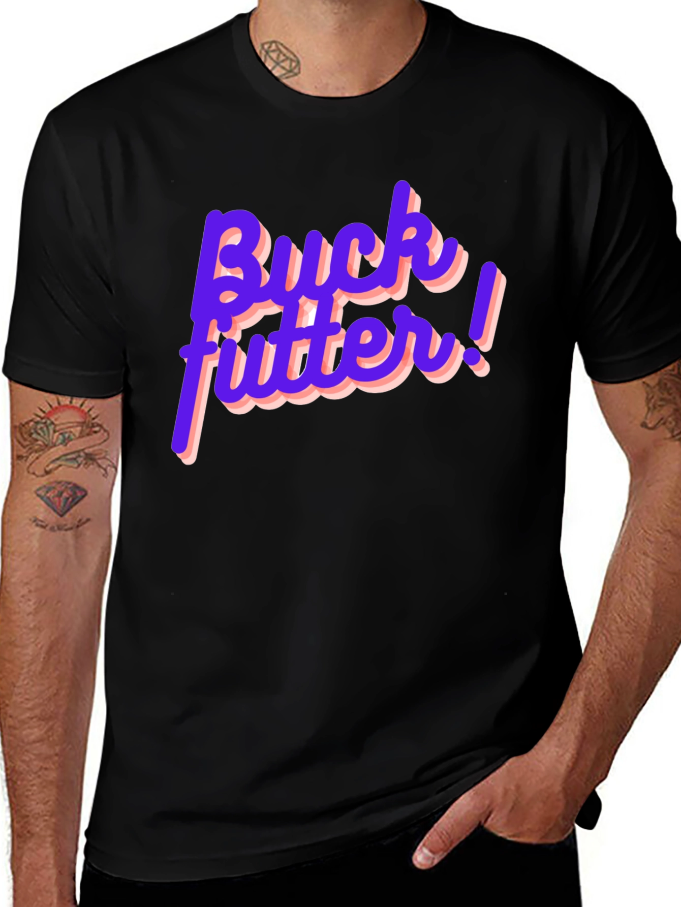 Variant 12 of Buck Futter! T-Shirt Novelty Graphic Tee