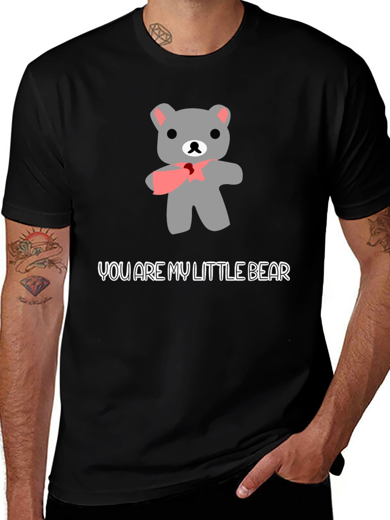 Variant 13 of Cute Bear Graphic Tee - 'You Are My Little Bear'