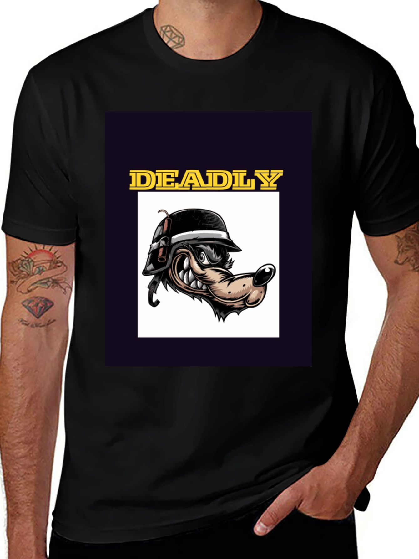 Variant 22 of Deadly Wolf Graphic T-Shirt