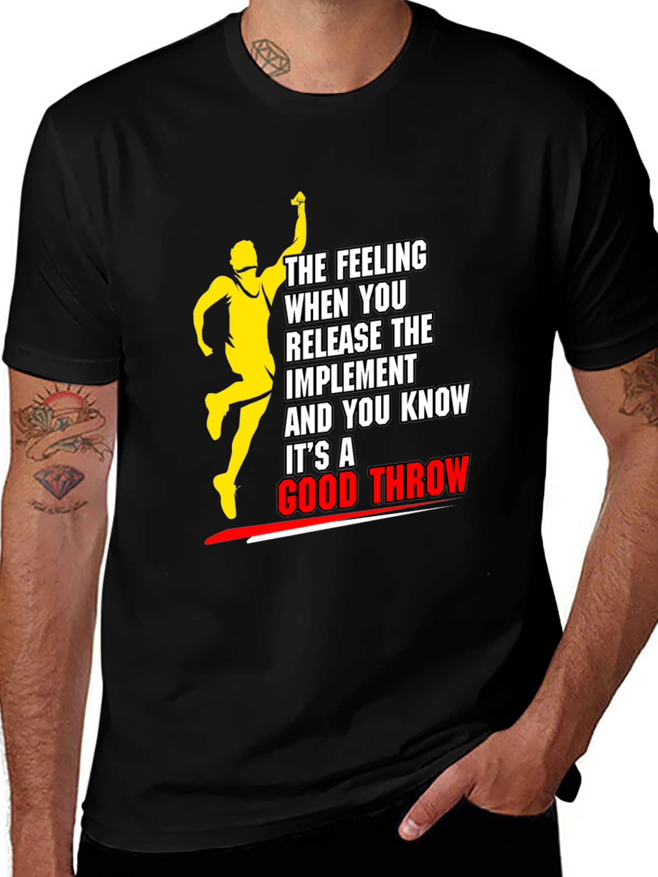 Variant 23 of Funny Throwing T-Shirt - Good Throw