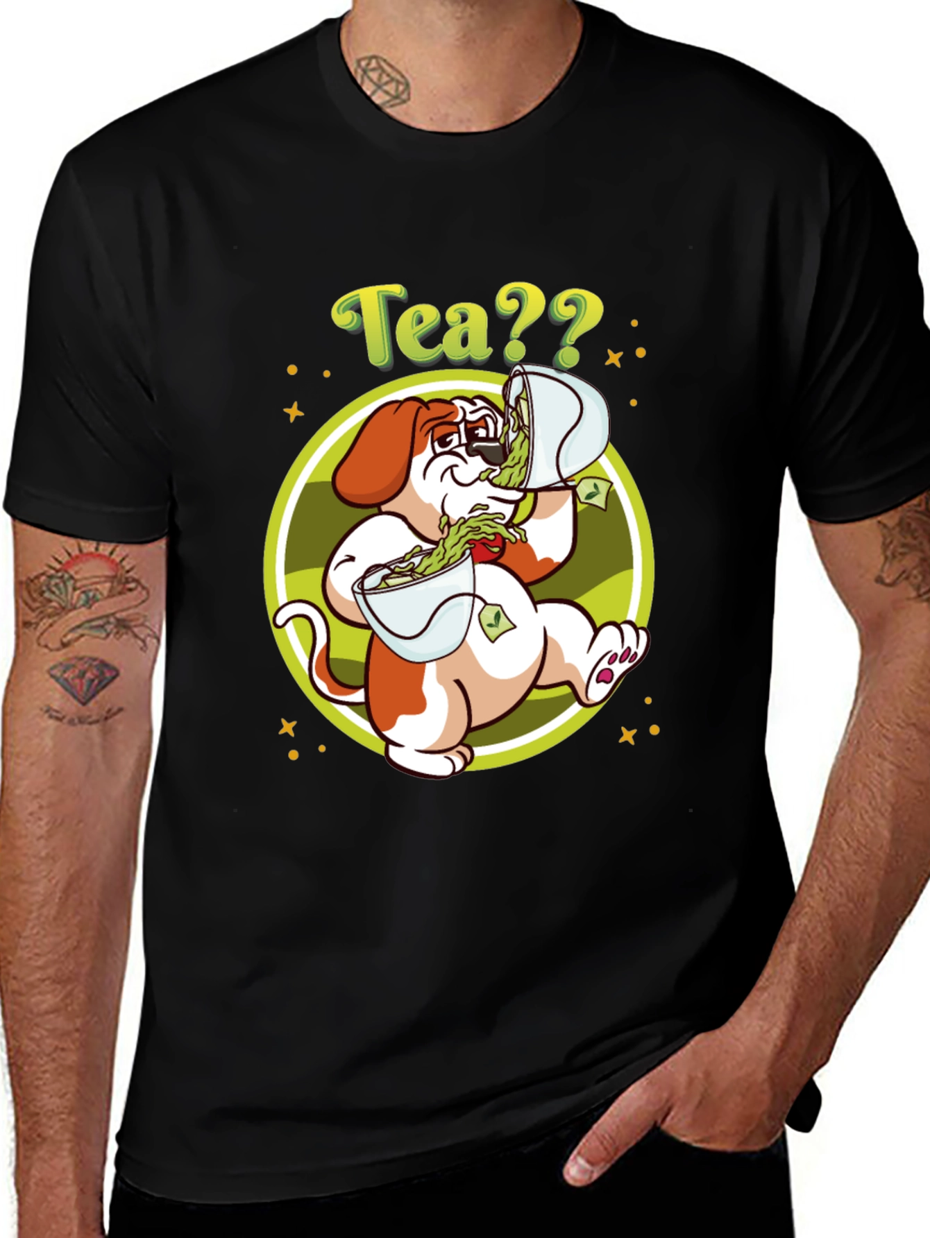 Variant 2 of Tea?? Dog Graphic Tee