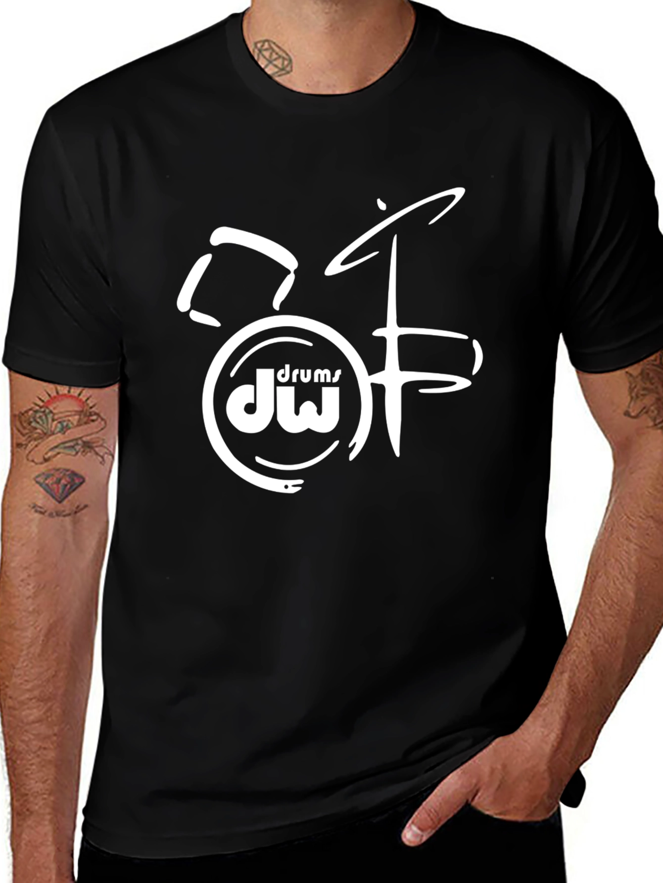 Variant 15 of DW Drums Graphic T-Shirt - Black