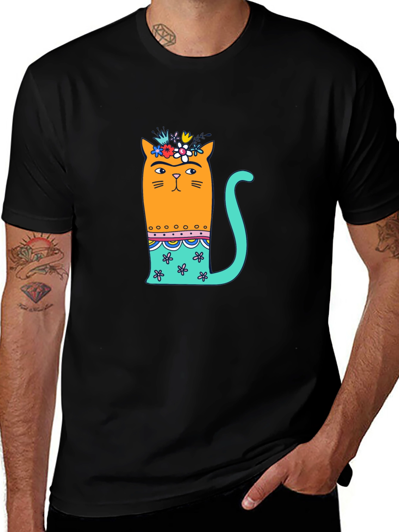 Variant 5 of Frida Cat T-Shirt - Unique Graphic Tee