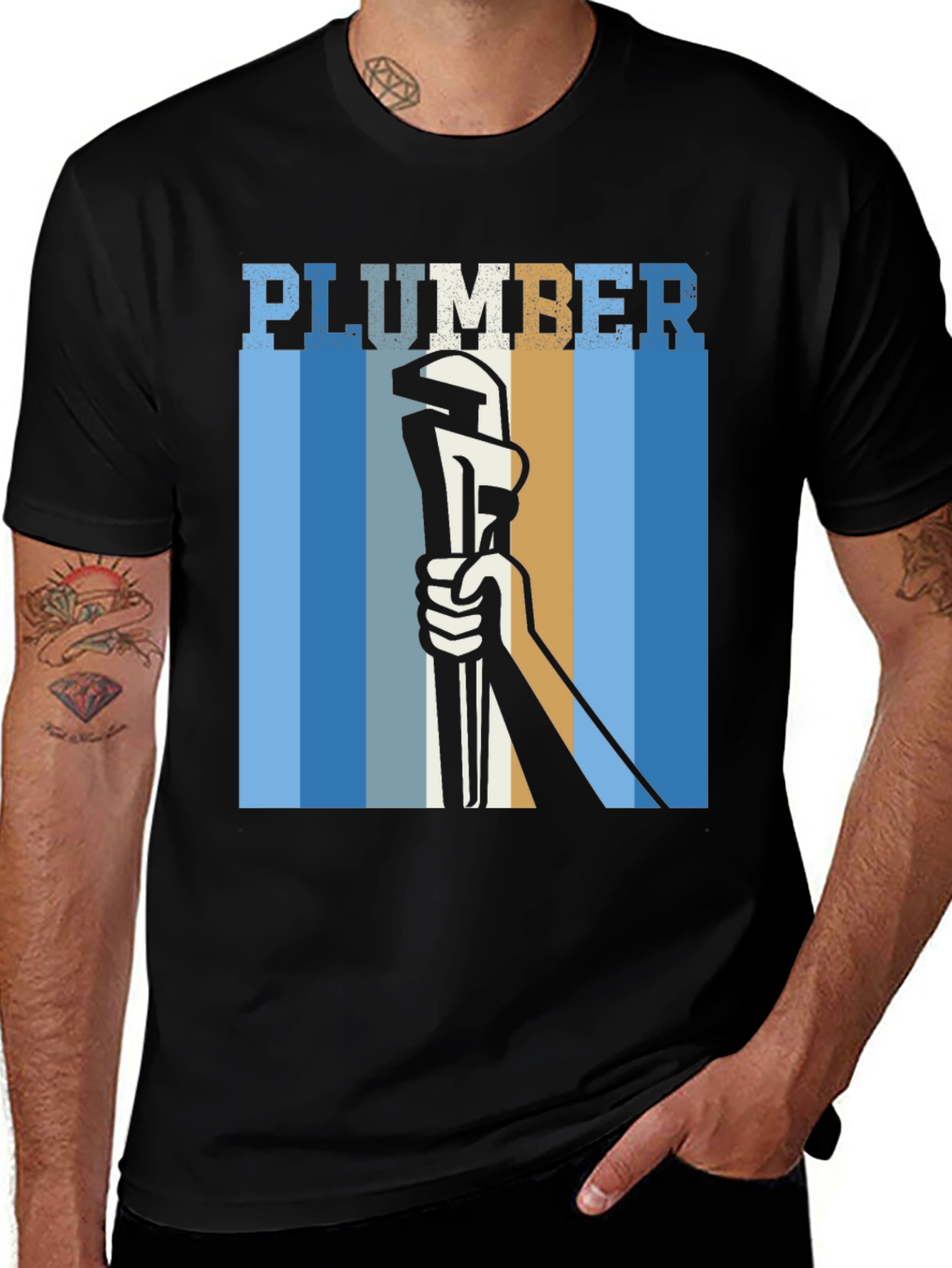 Plumber Retro T-Shirt