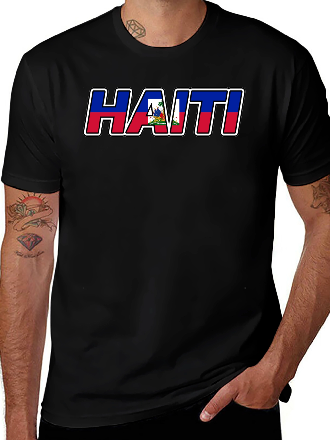 Haiti Flag T-Shirt - Pride & Style