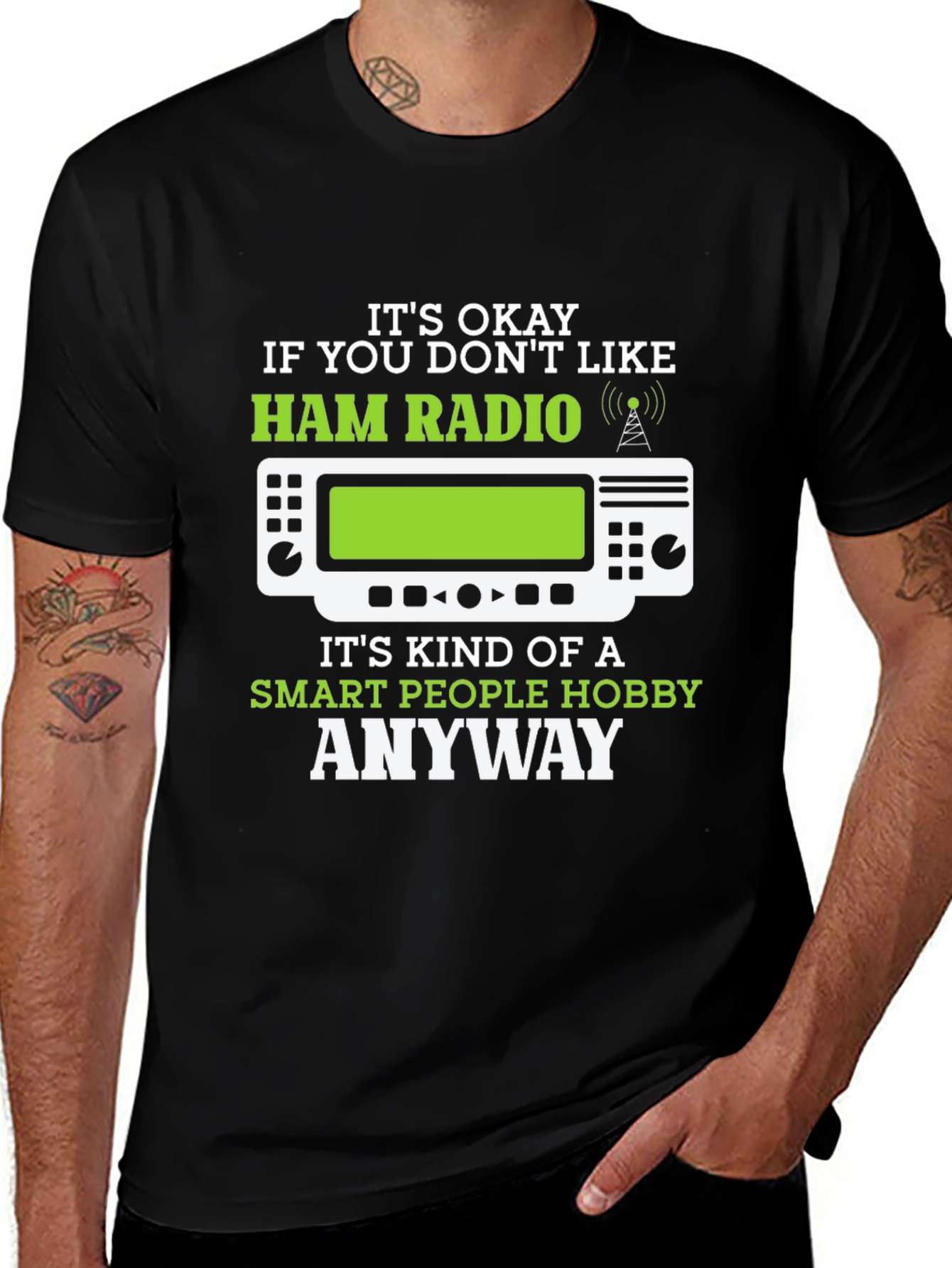 Variant 23 of Ham Radio Smart People Hobby T-Shirt