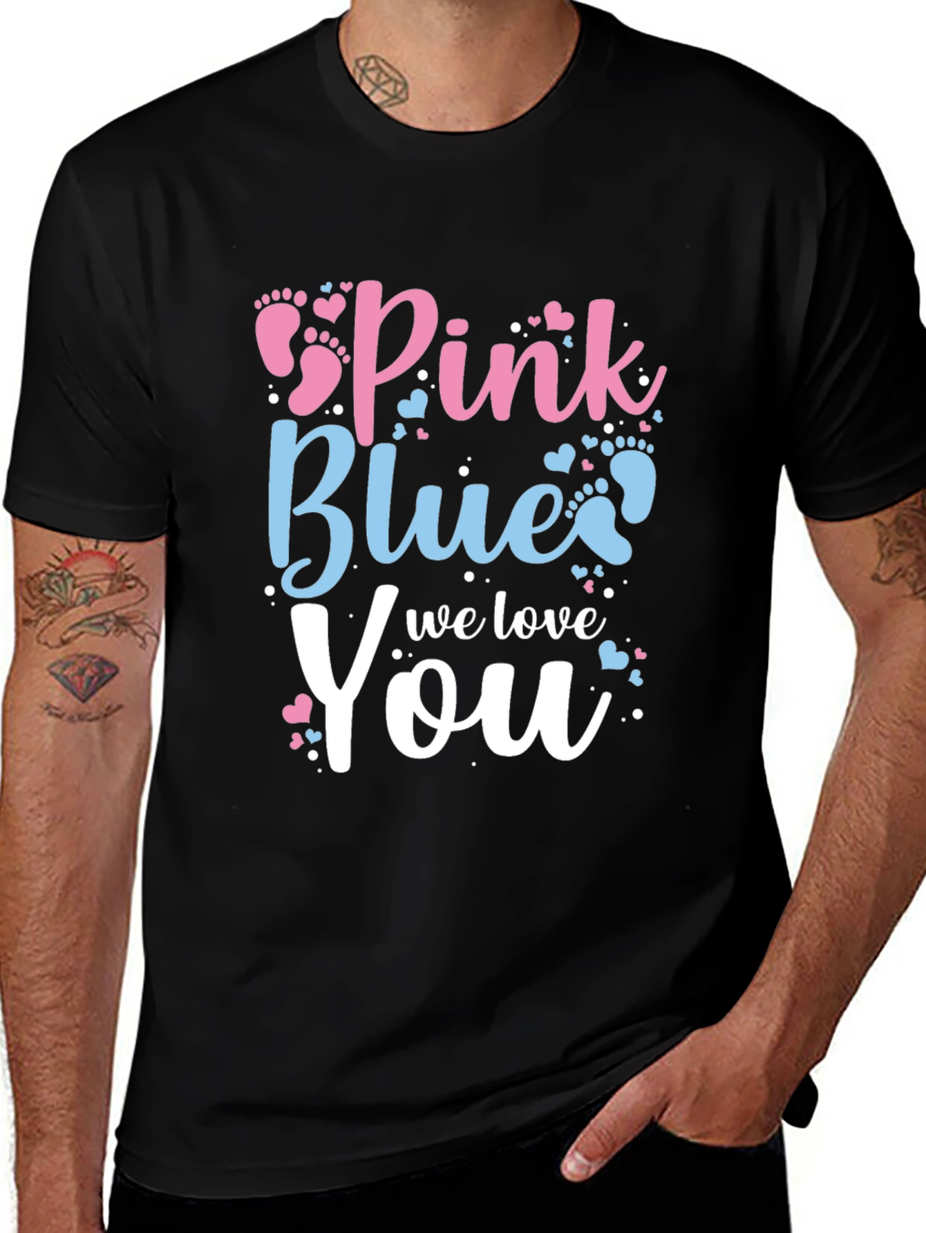 Pink or Blue Gender Reveal Tee