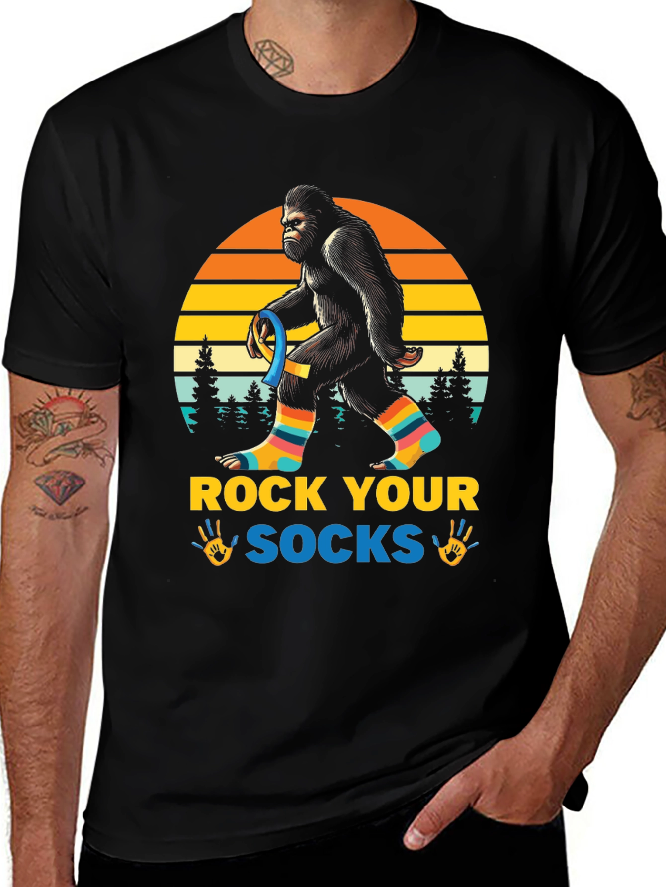 Variant 27 of Rock Your Socks Bigfoot T-Shirt