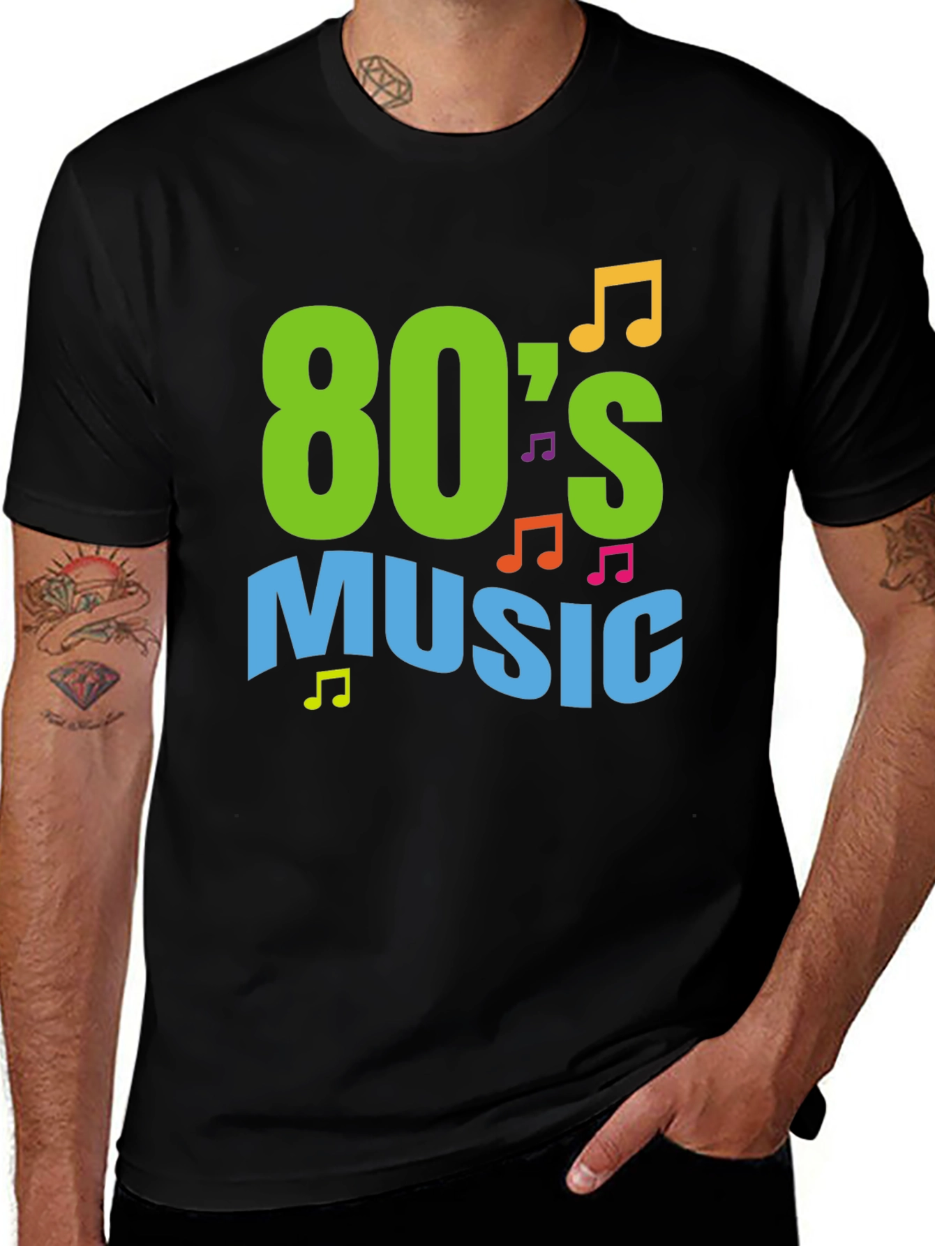 Variant 17 of 80's Music Graphic Tee