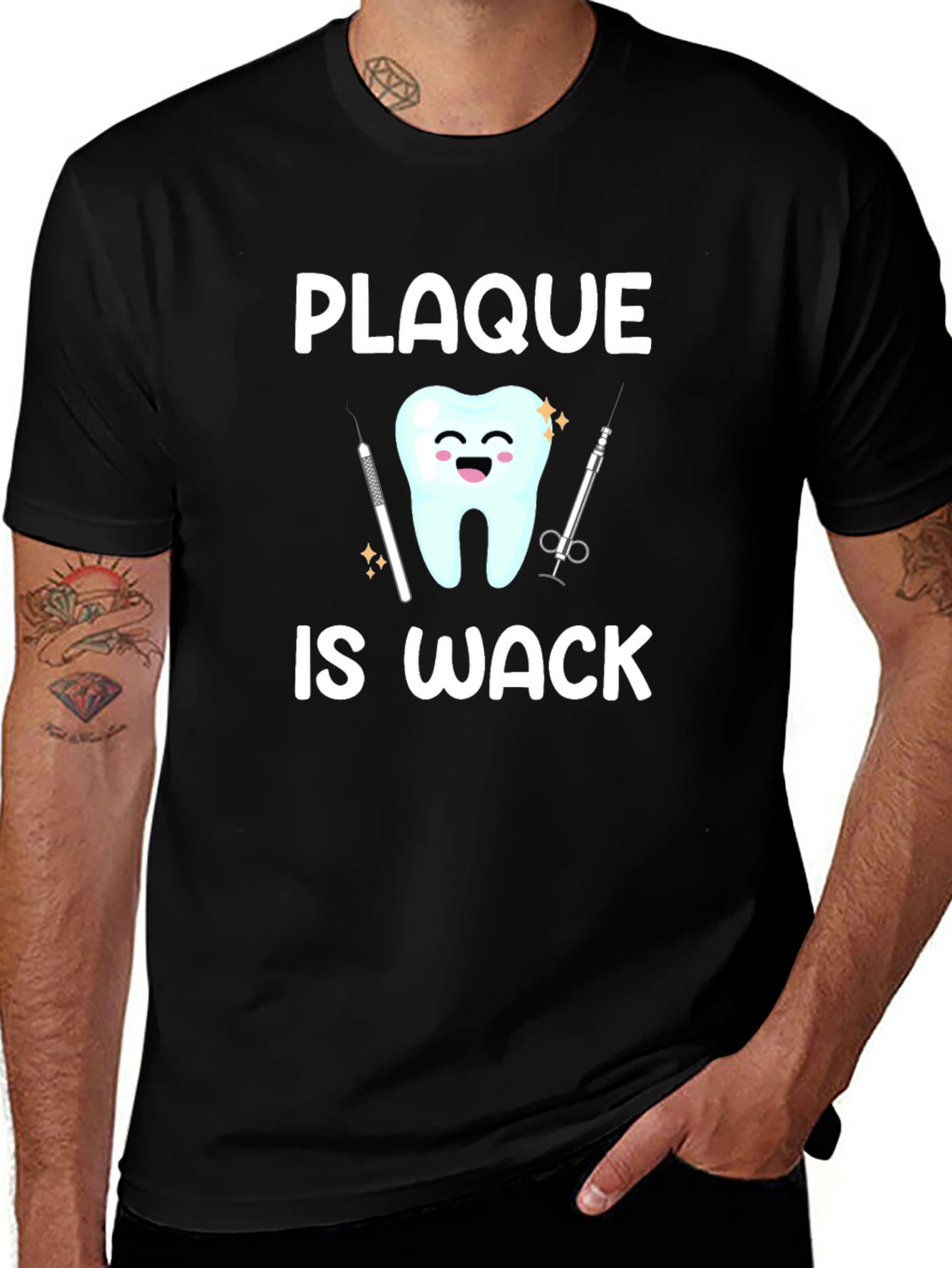 Plaque Is Wack Graphic T-Shirt