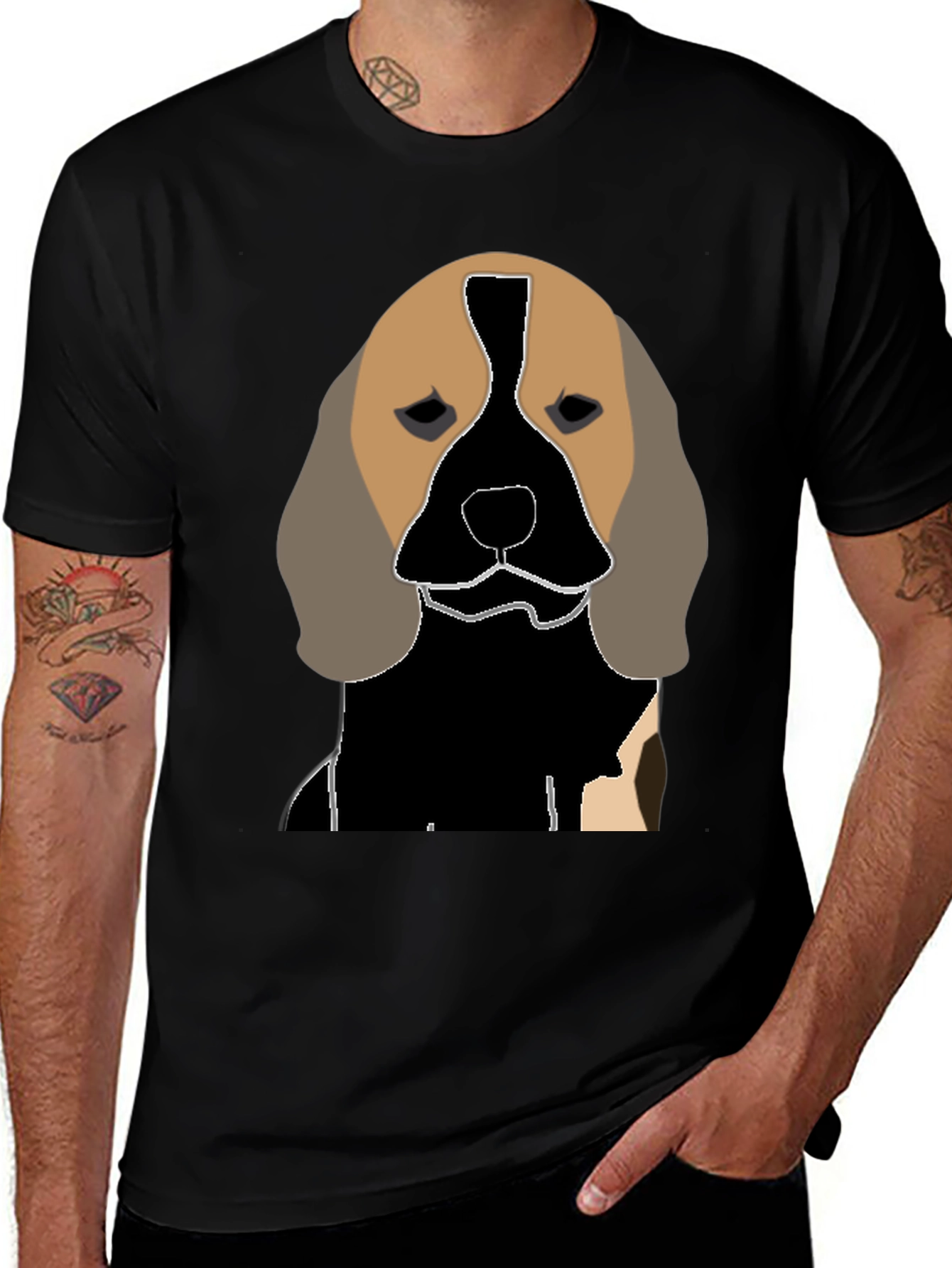 Variant 28 of Dog Graphic Tee - Unique Canine Design