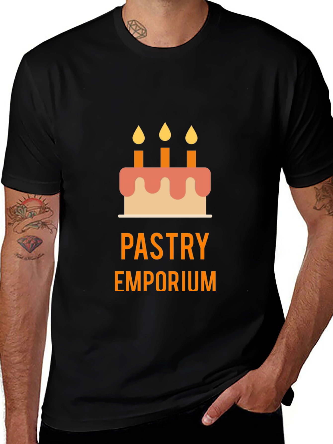 Pastry Emporium T-Shirt | Unique Cake Design Tee