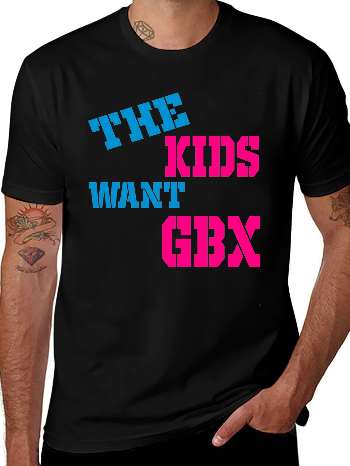Variant 10 of The Kids Want GBX Graphic Tee - Trendy & Bold Statement Shirt