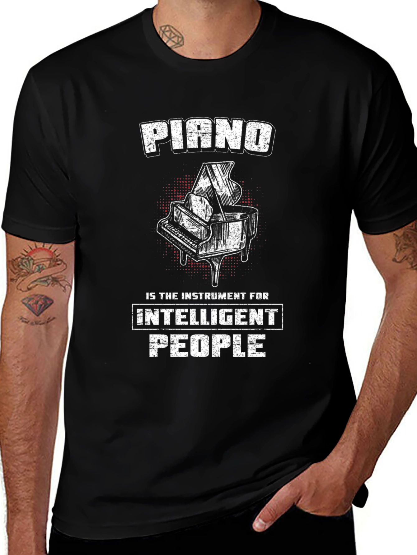 Piano for Intelligent People Graphic Tee